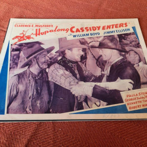 Hopalong Cassidy Enters 1935 Western Lobby Cards