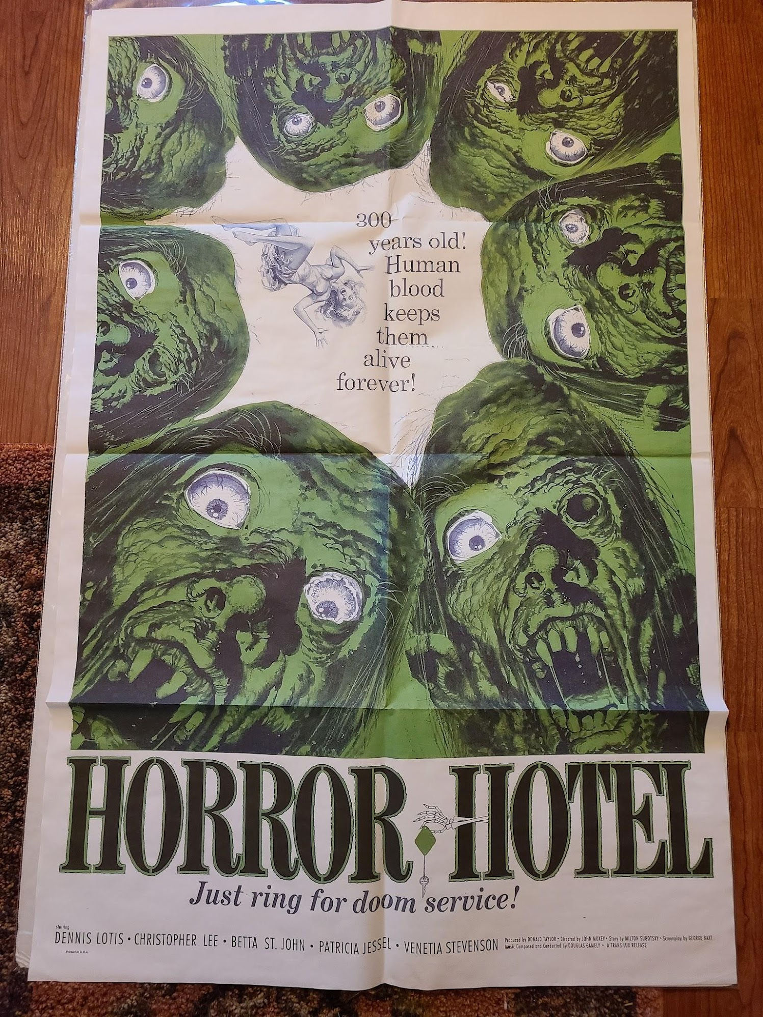 Horror Hotel 1960 1 Sheets/US
