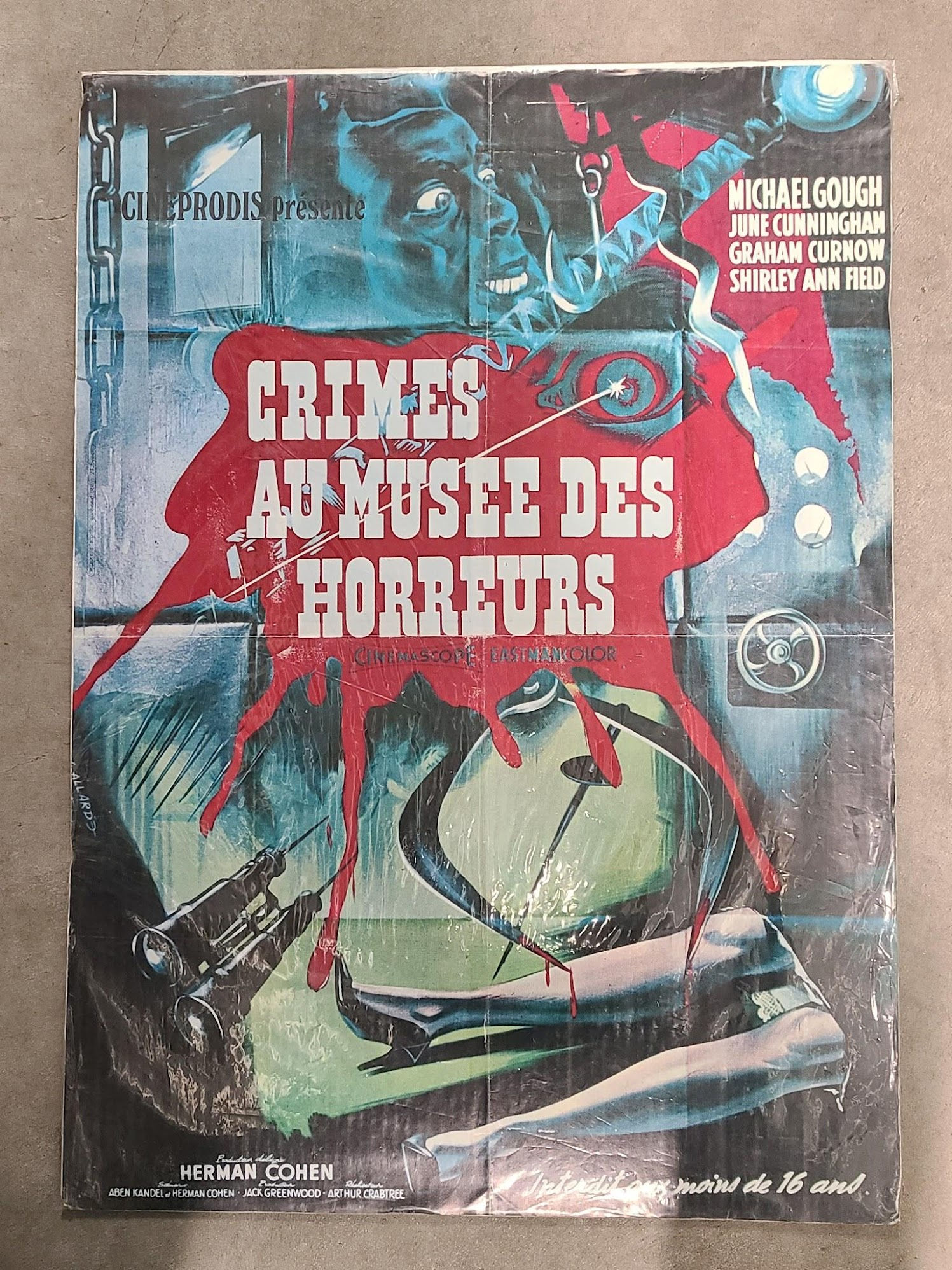 Horror Of The Black Museum 1959 French