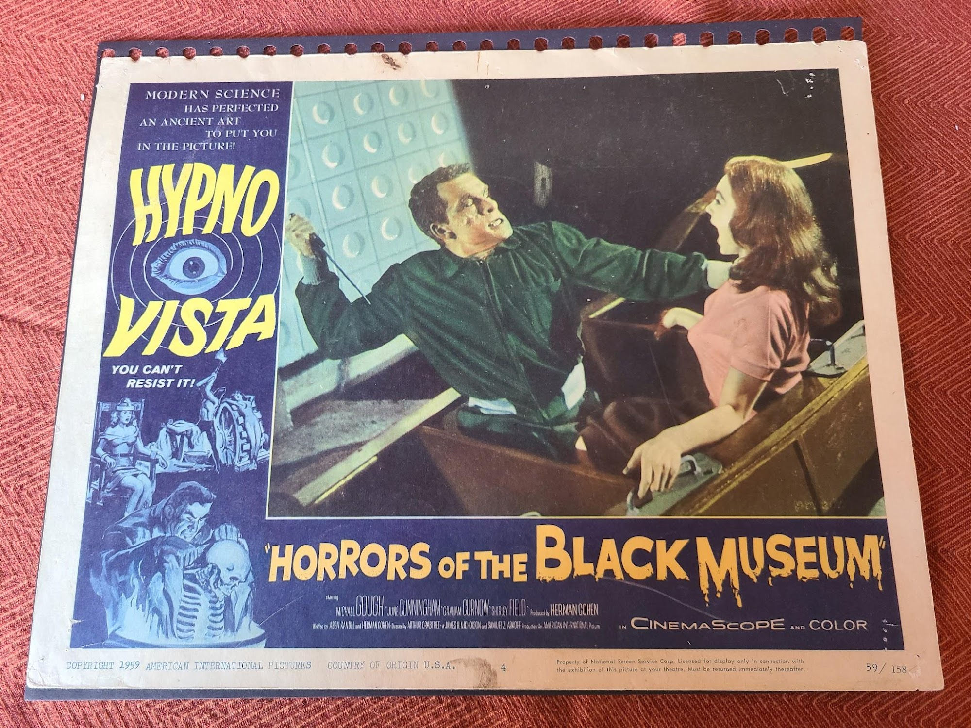 Horrors Of The Black Museum 1959 Scifi/Horror