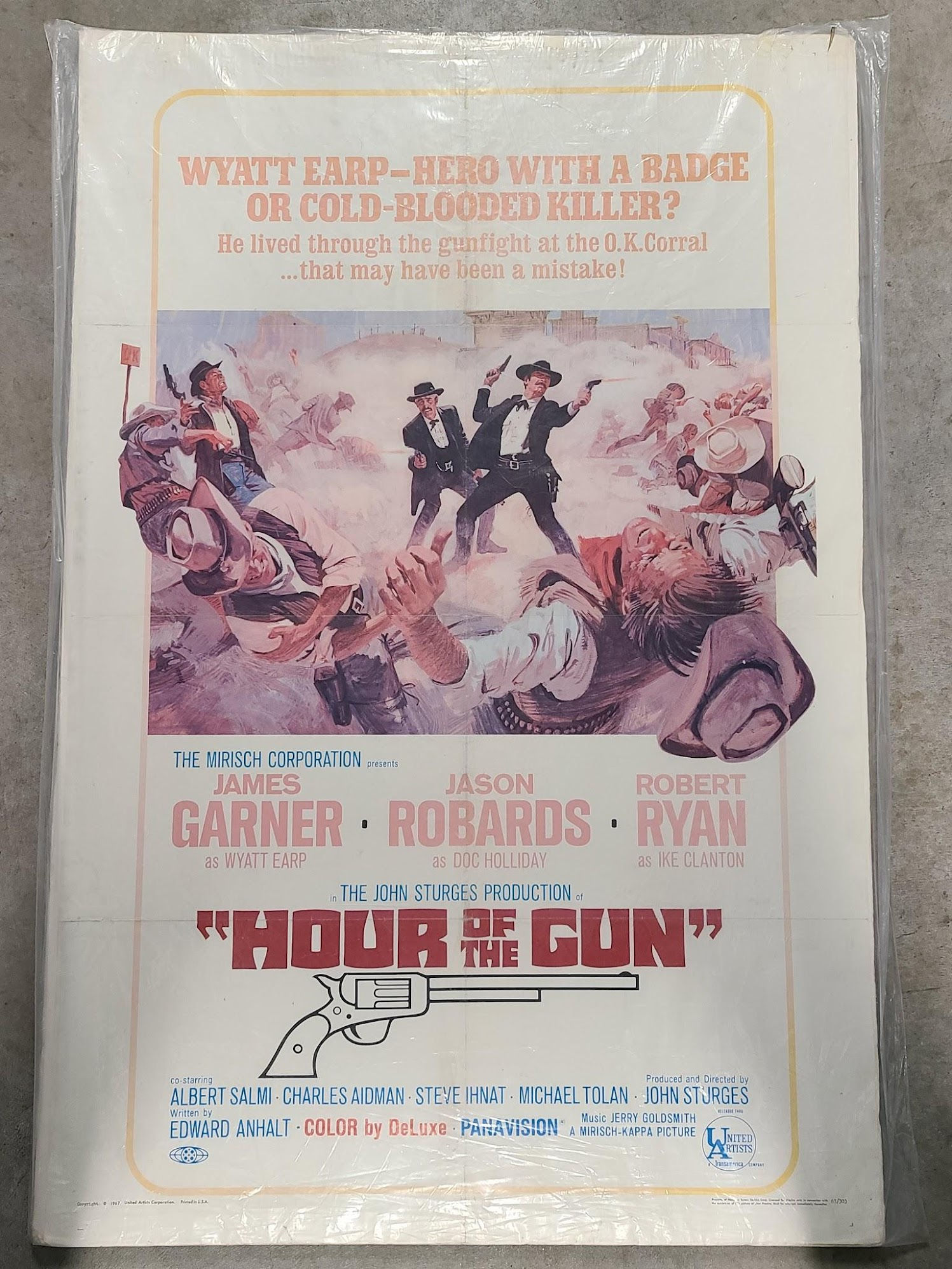 Hour Of The Gun 1967 UK/US 30x40