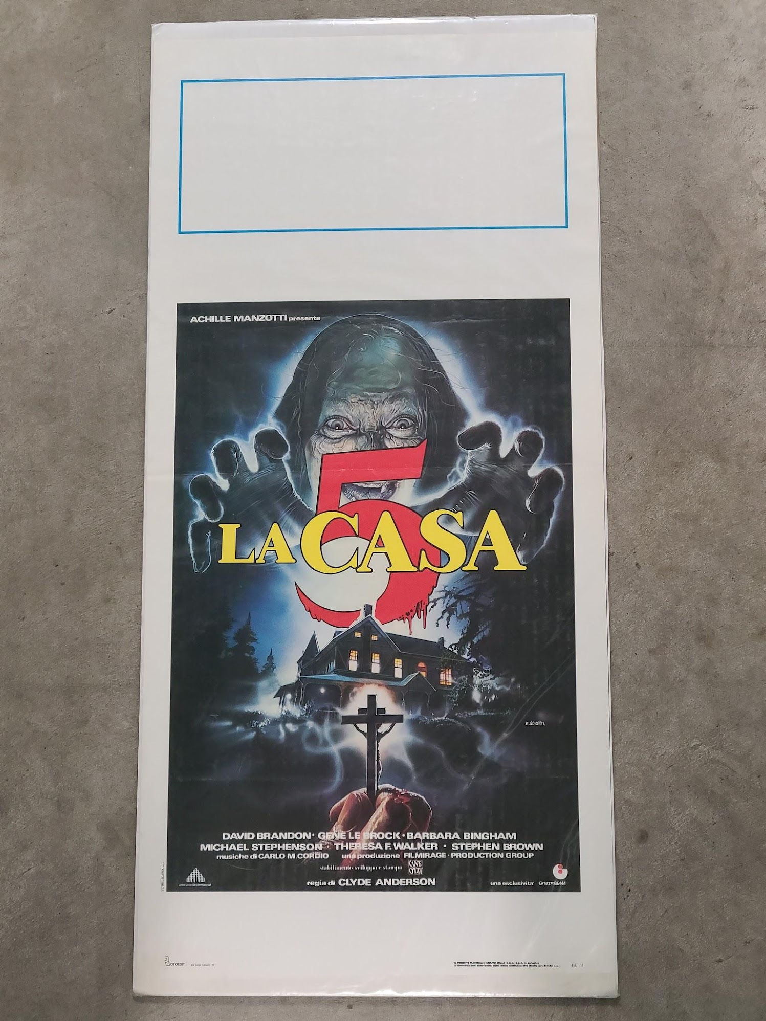 House 5: Beyond The Darkness 1990 Locodina
