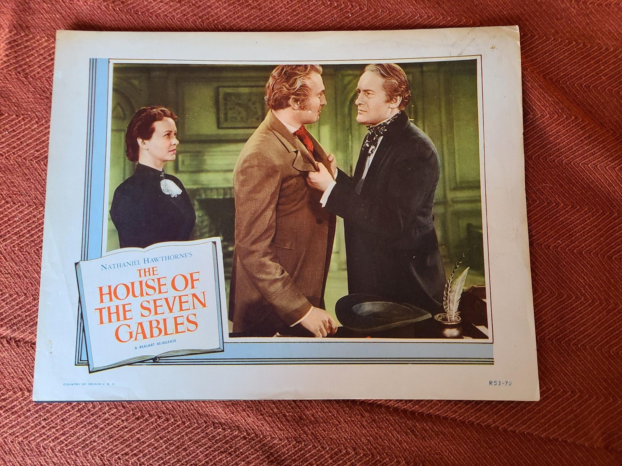 House Of Seven Gables 1940 General Lobby Cards