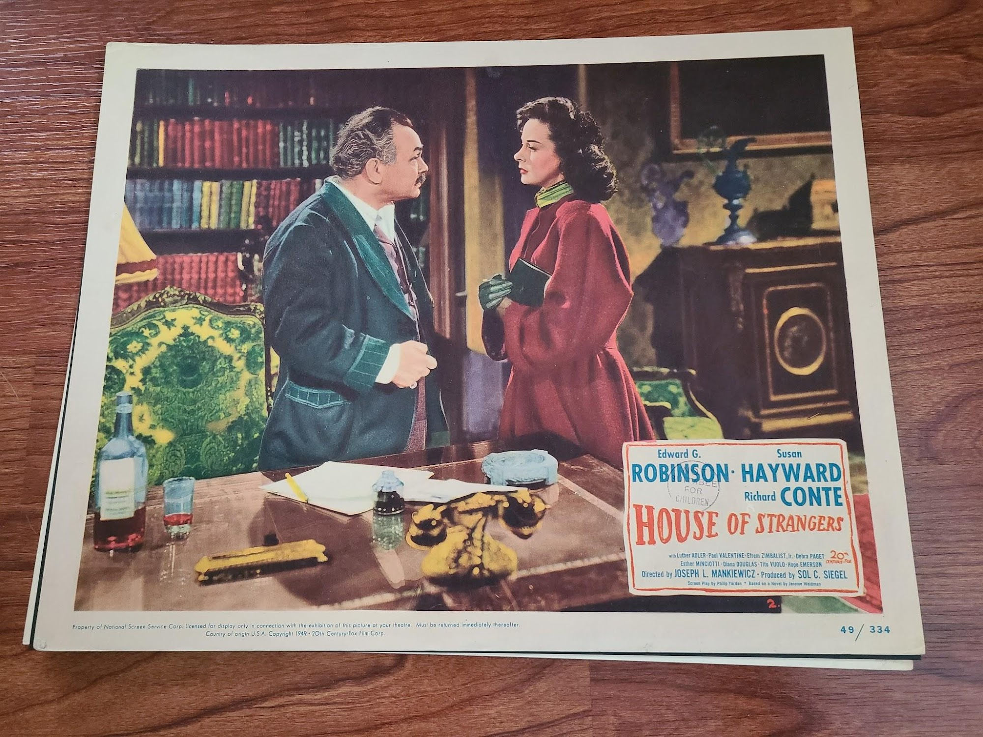 House Of Strangers 1949 General Lobby Cards