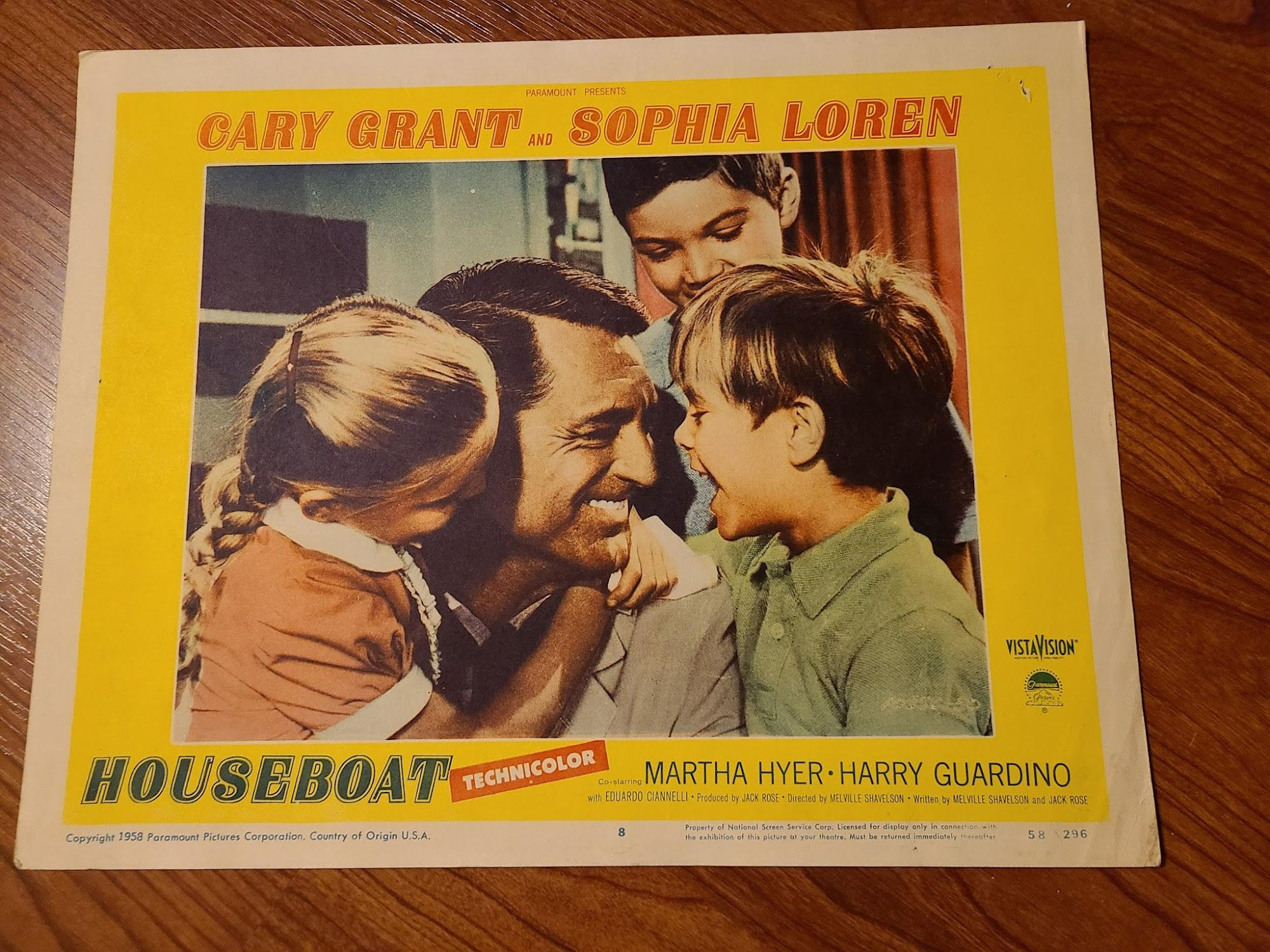 Houseboat 1958 General Lobby Cards