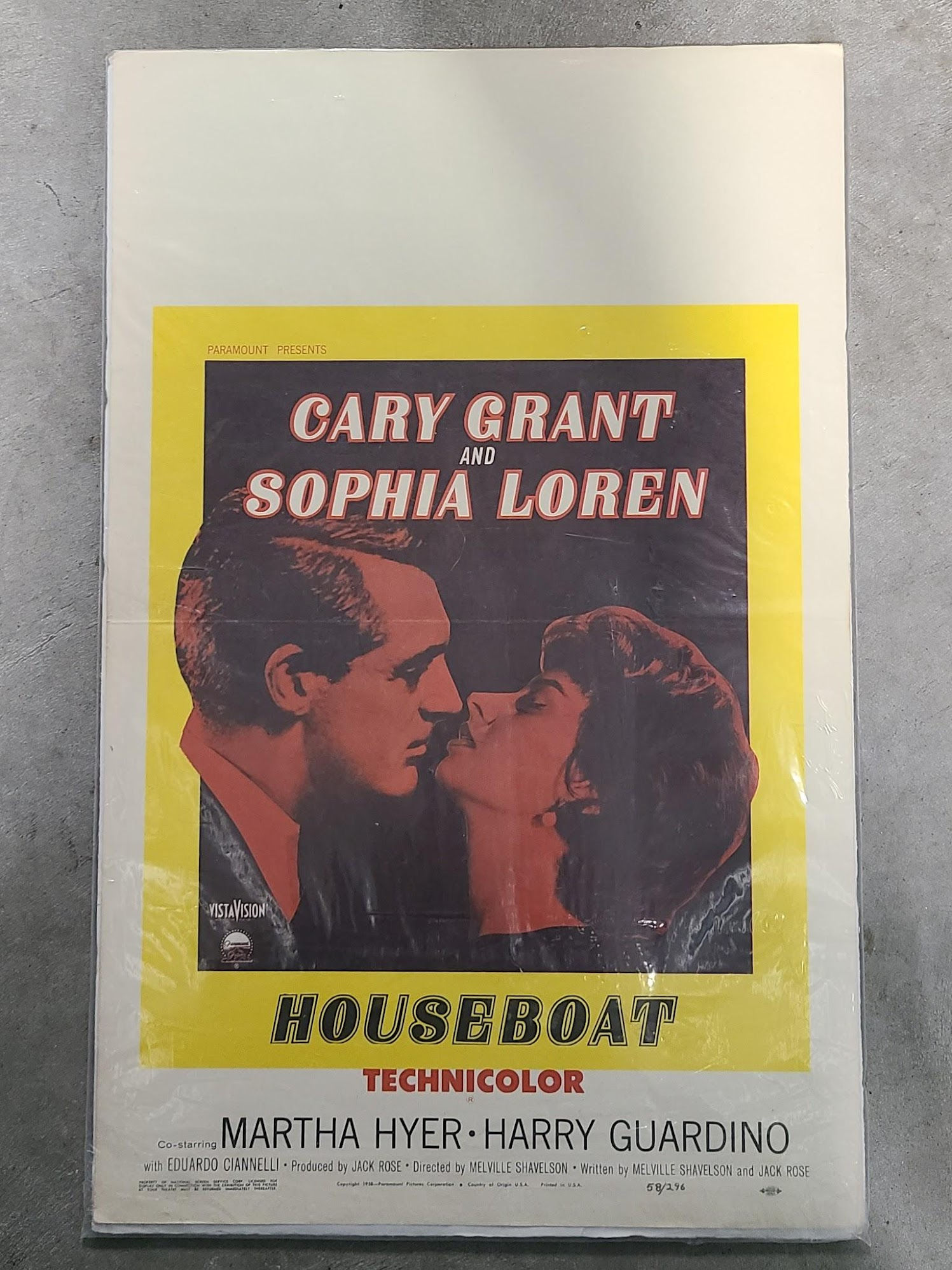 Houseboat 1958 Window Cards