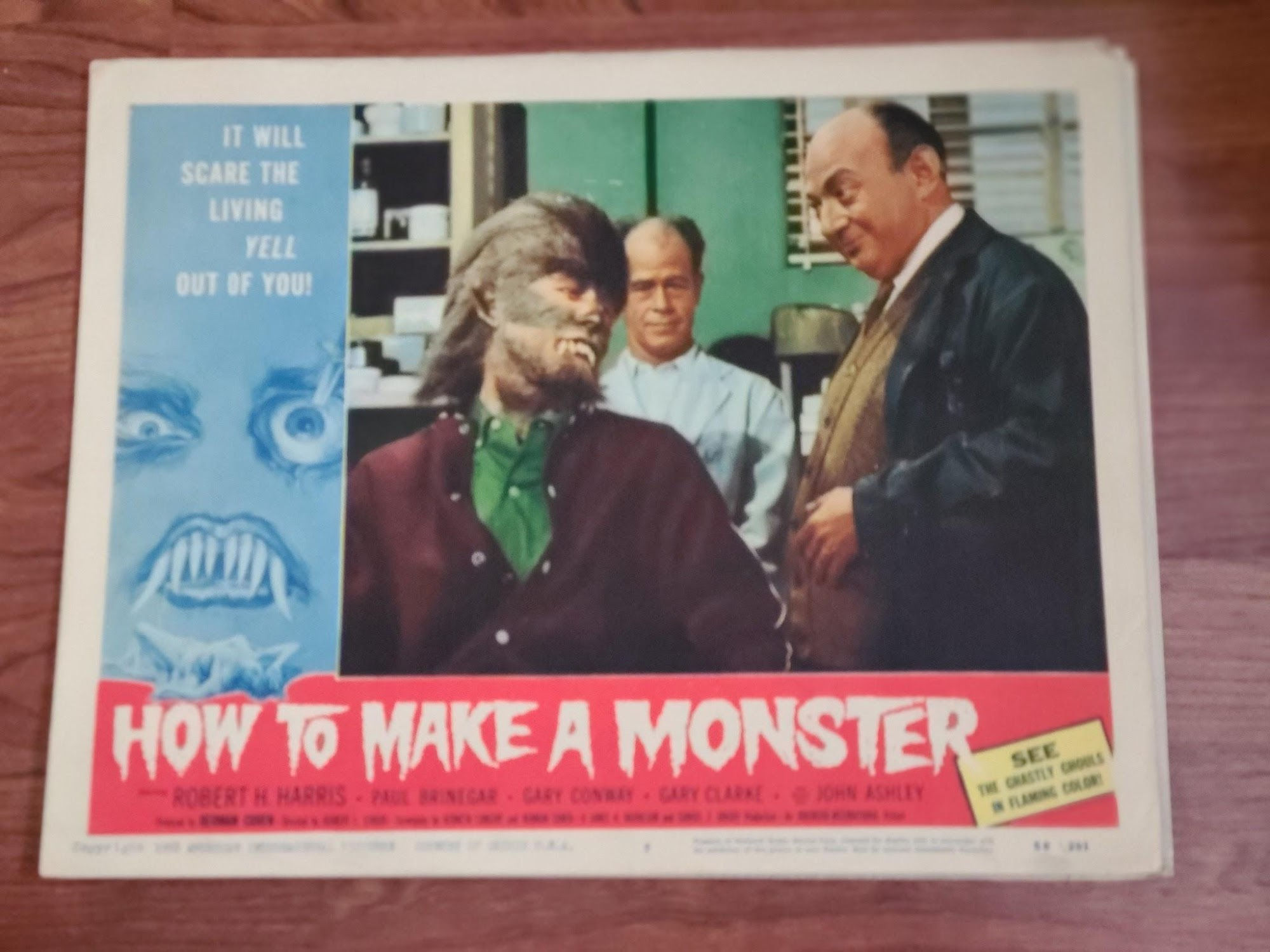 How To Make A Monster 1958 Scifi/Horror