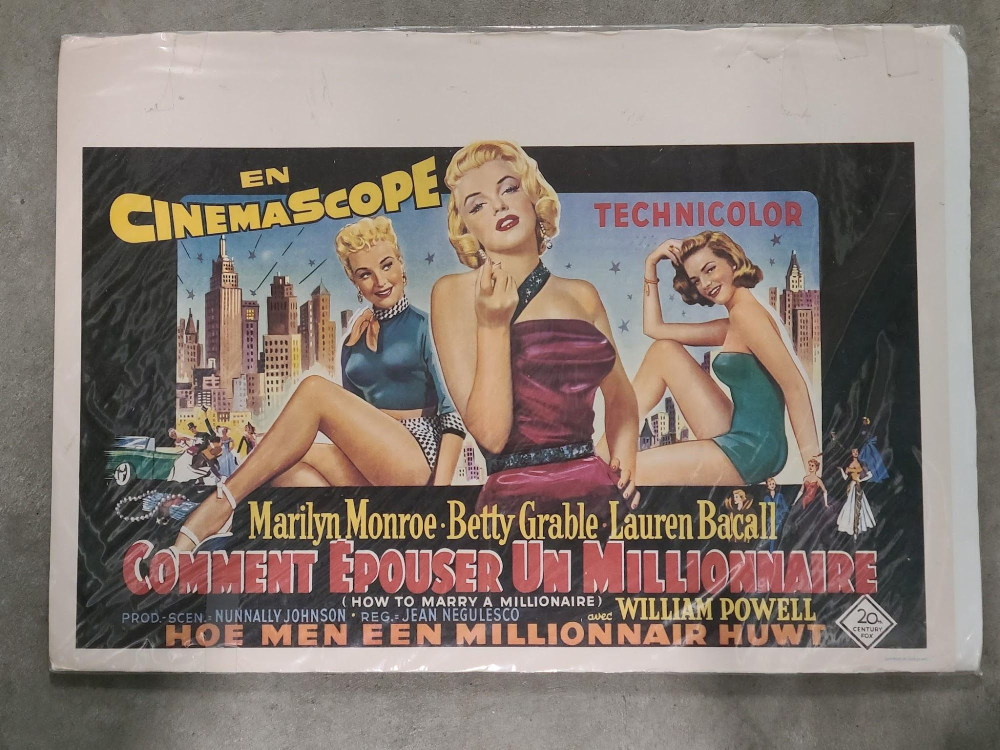 How To Marry A Millionaire 1953 Belgium