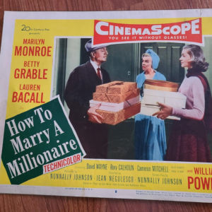 How To Marry A Millioniare 1953 General Lobby Cards