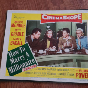 How To Marry A Millioniare 1953 General Lobby Cards