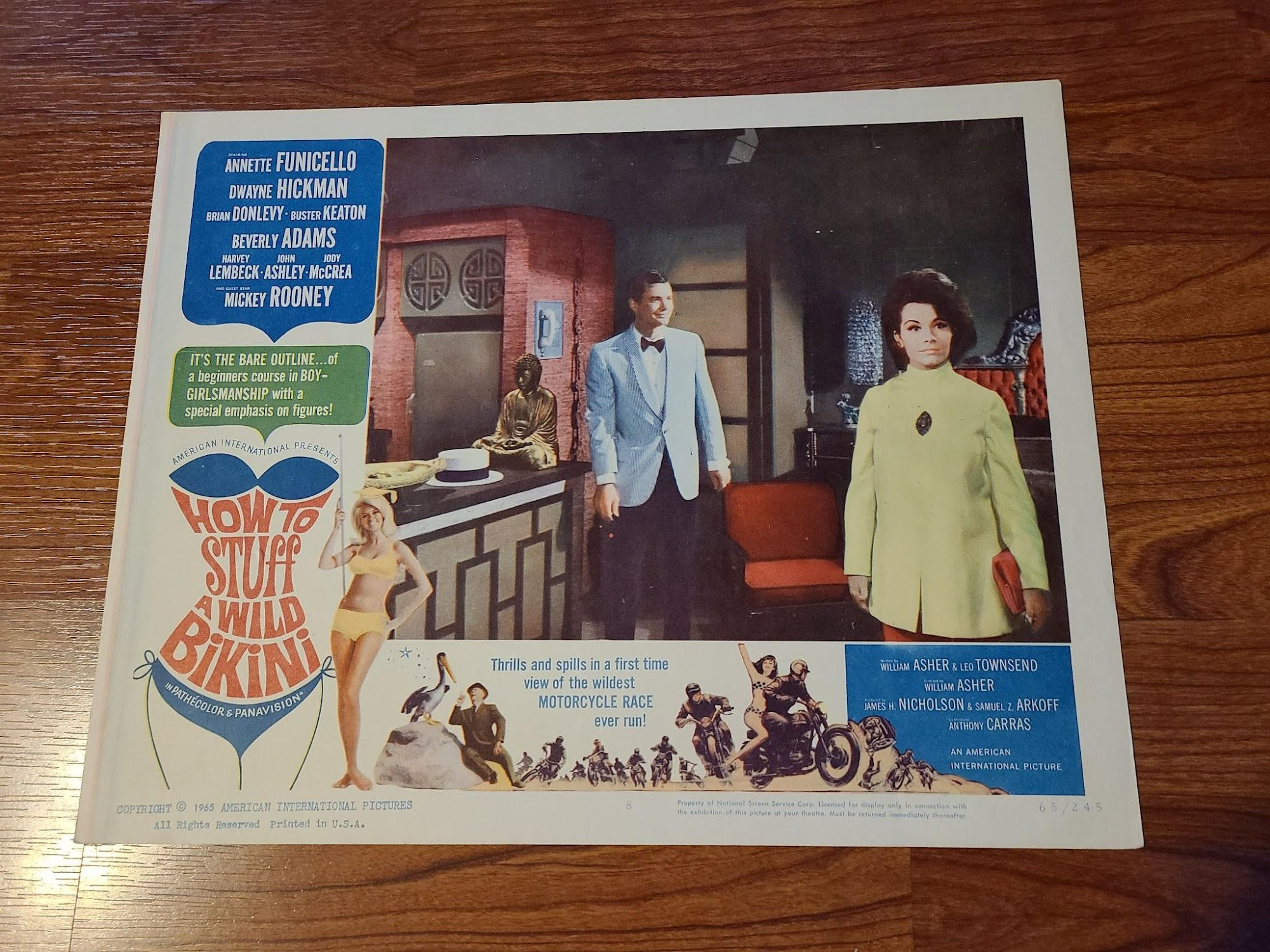 How To Stuff A Wild Bikini 1965 General Lobby Cards