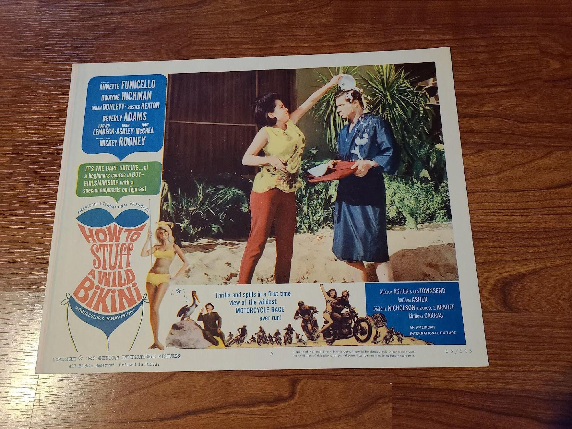 How To Stuff A Wild Bikini 1965 General Lobby Cards