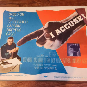 I Accuse 1958 Military/Aviation Lobby Cards