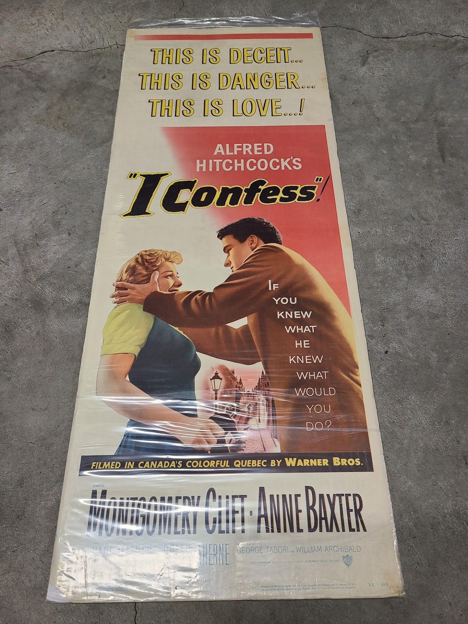 I Confess 1953 Inserts