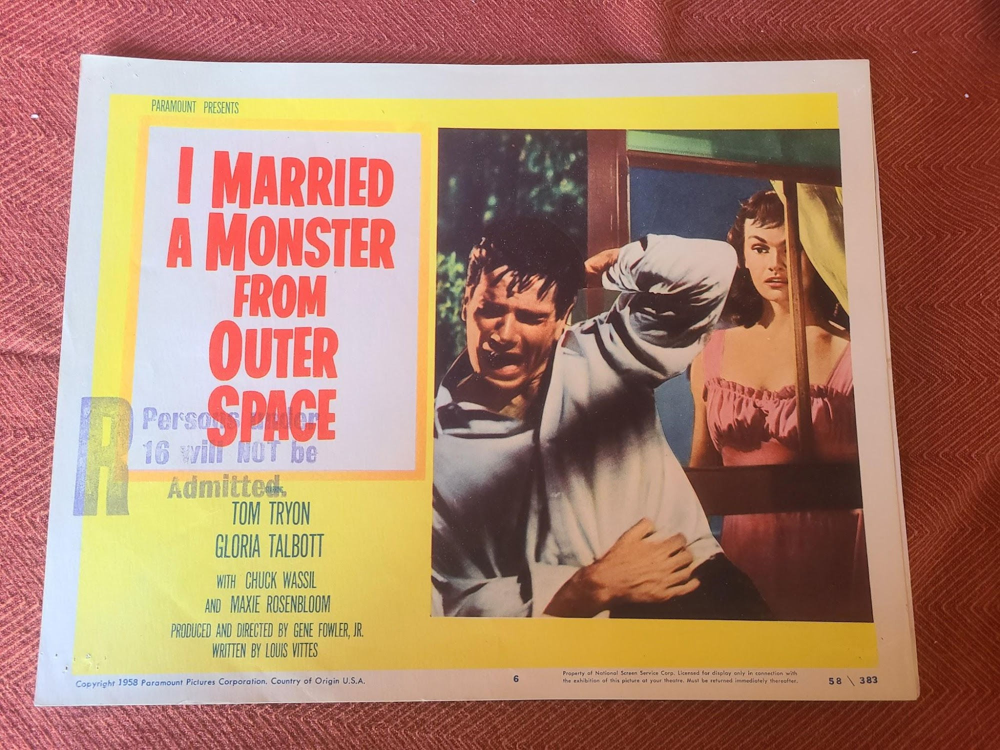 I Married A Monster From Outer Space 1958 Scifi/Horror
