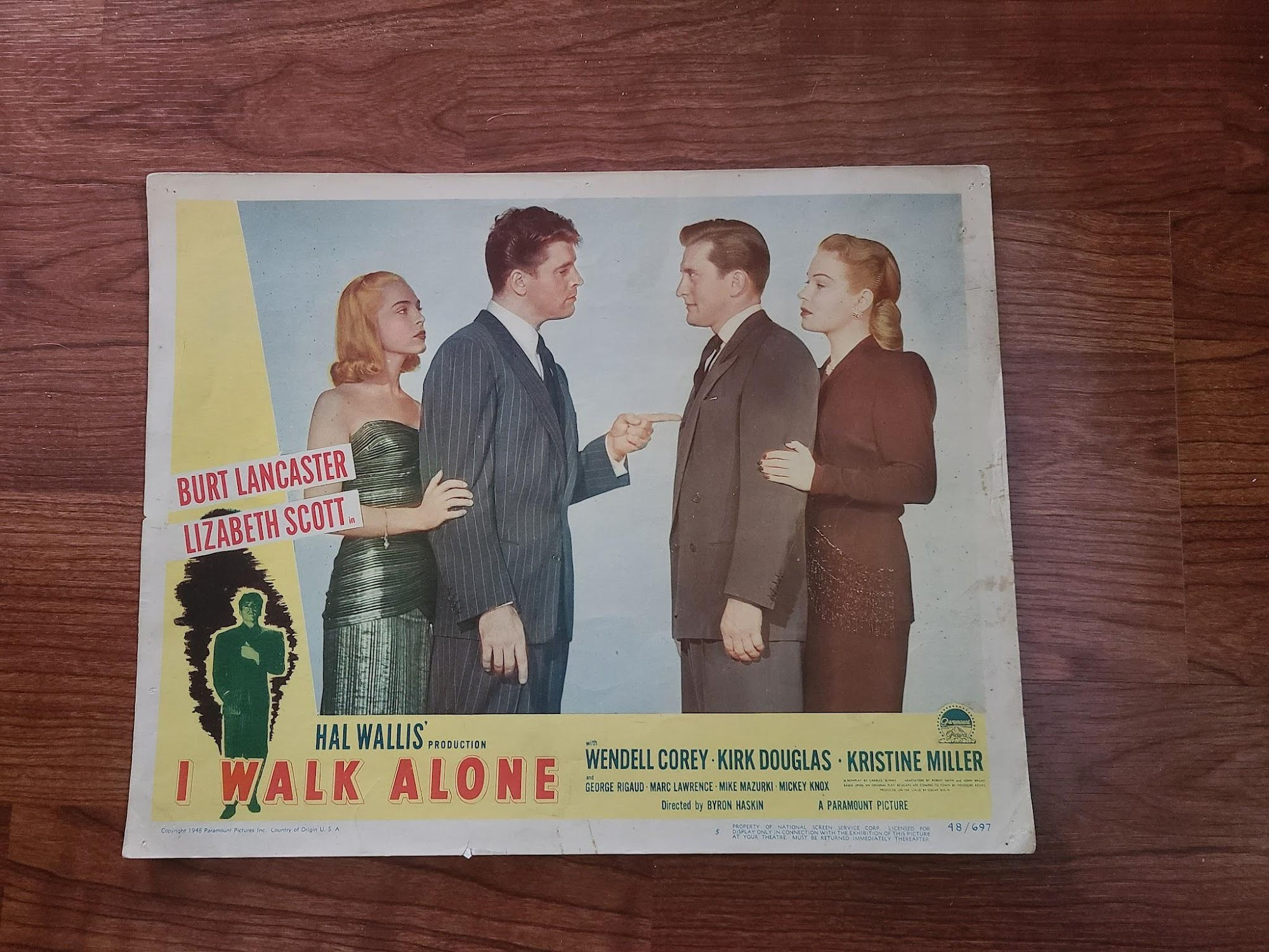 I Walk Alone 1947 General Lobby Cards