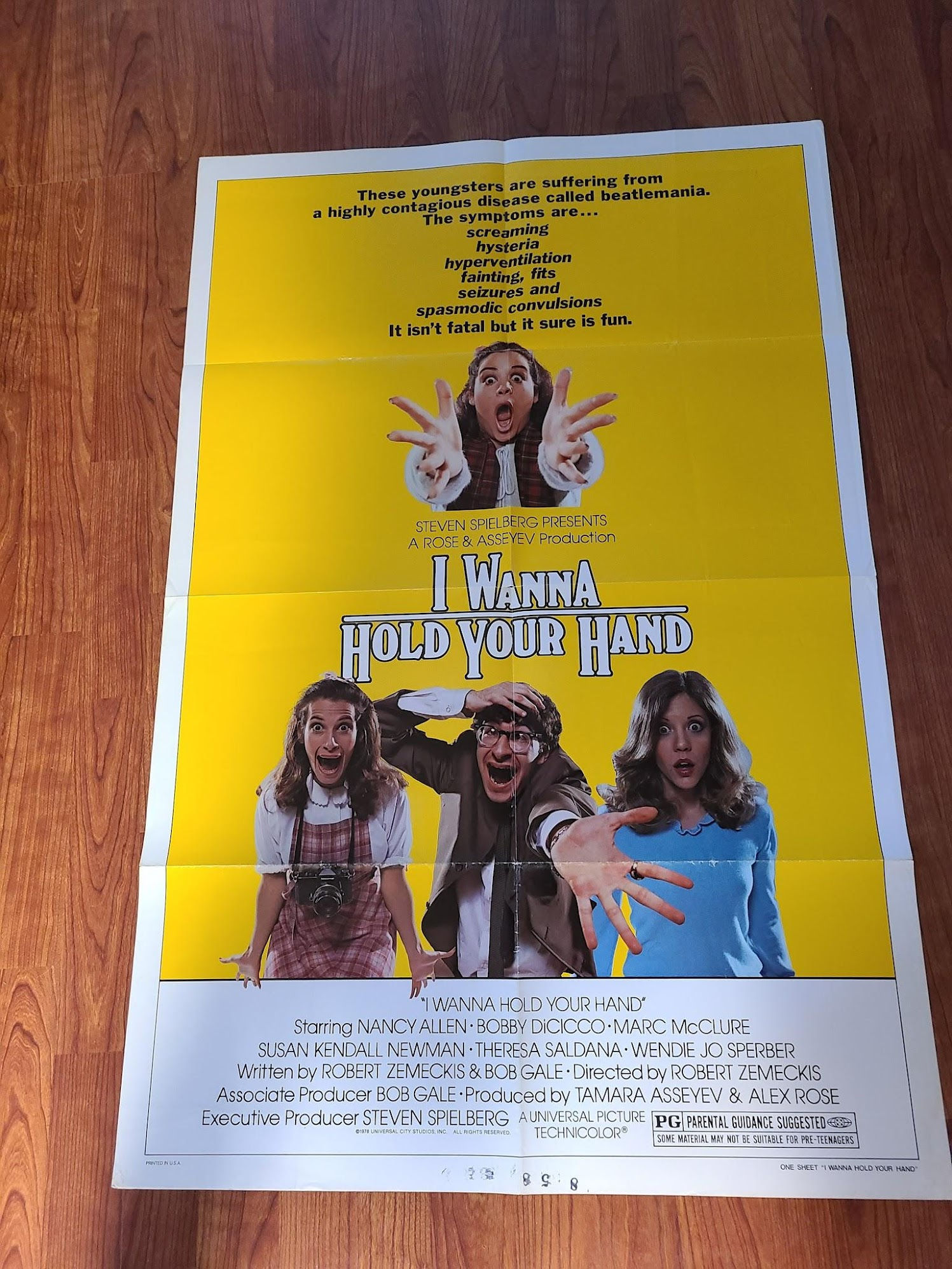 I Wanna Hold Your Hand 1978 1 Sheets/US