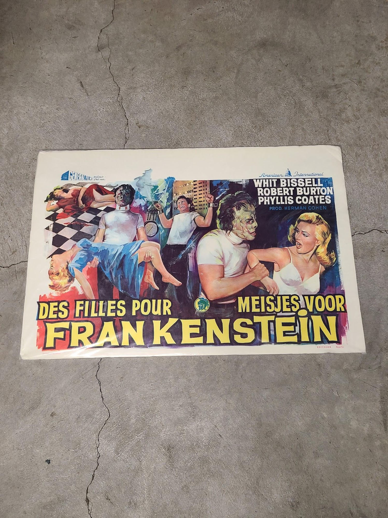 I Was A Teenage Frankenstein 1957 Belgium