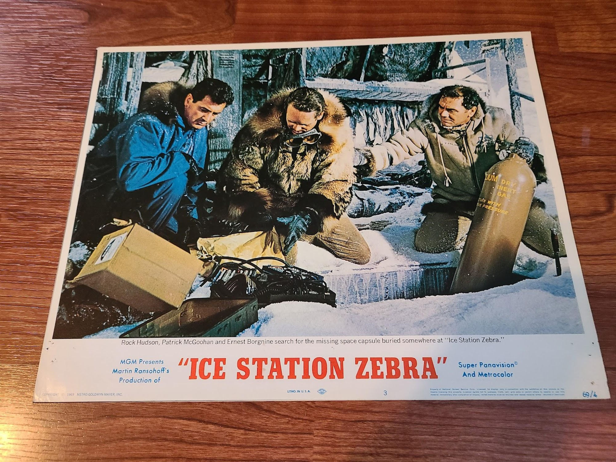 Ice Station Zebra 1968 Military/Aviation Lobby Cards