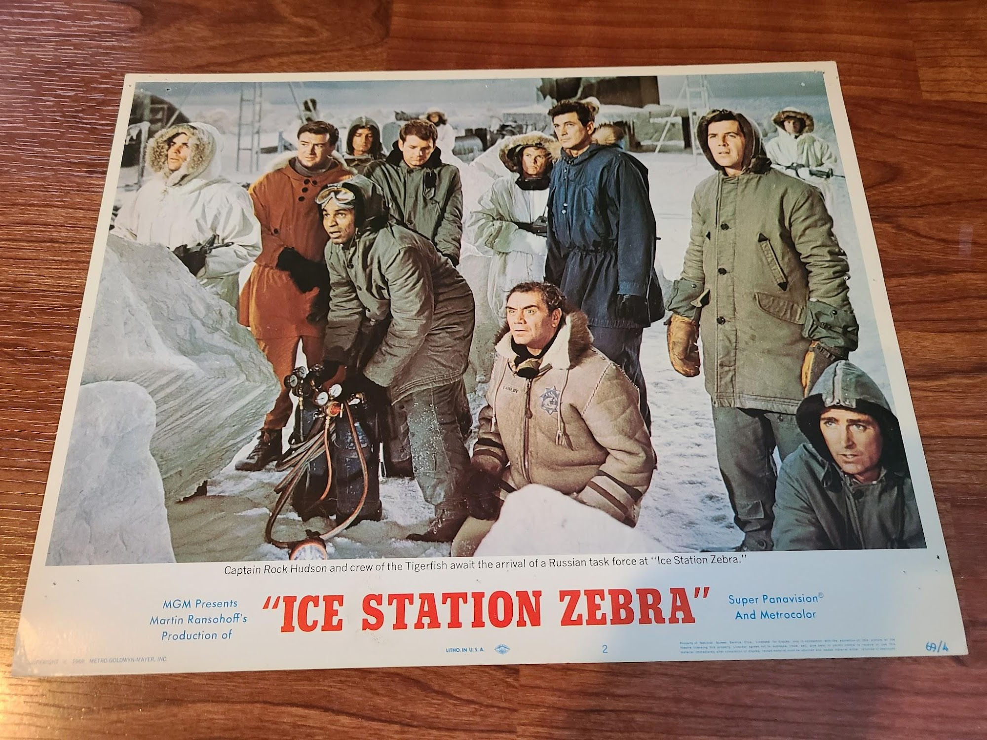 Ice Station Zebra 1968 Military/Aviation Lobby Cards