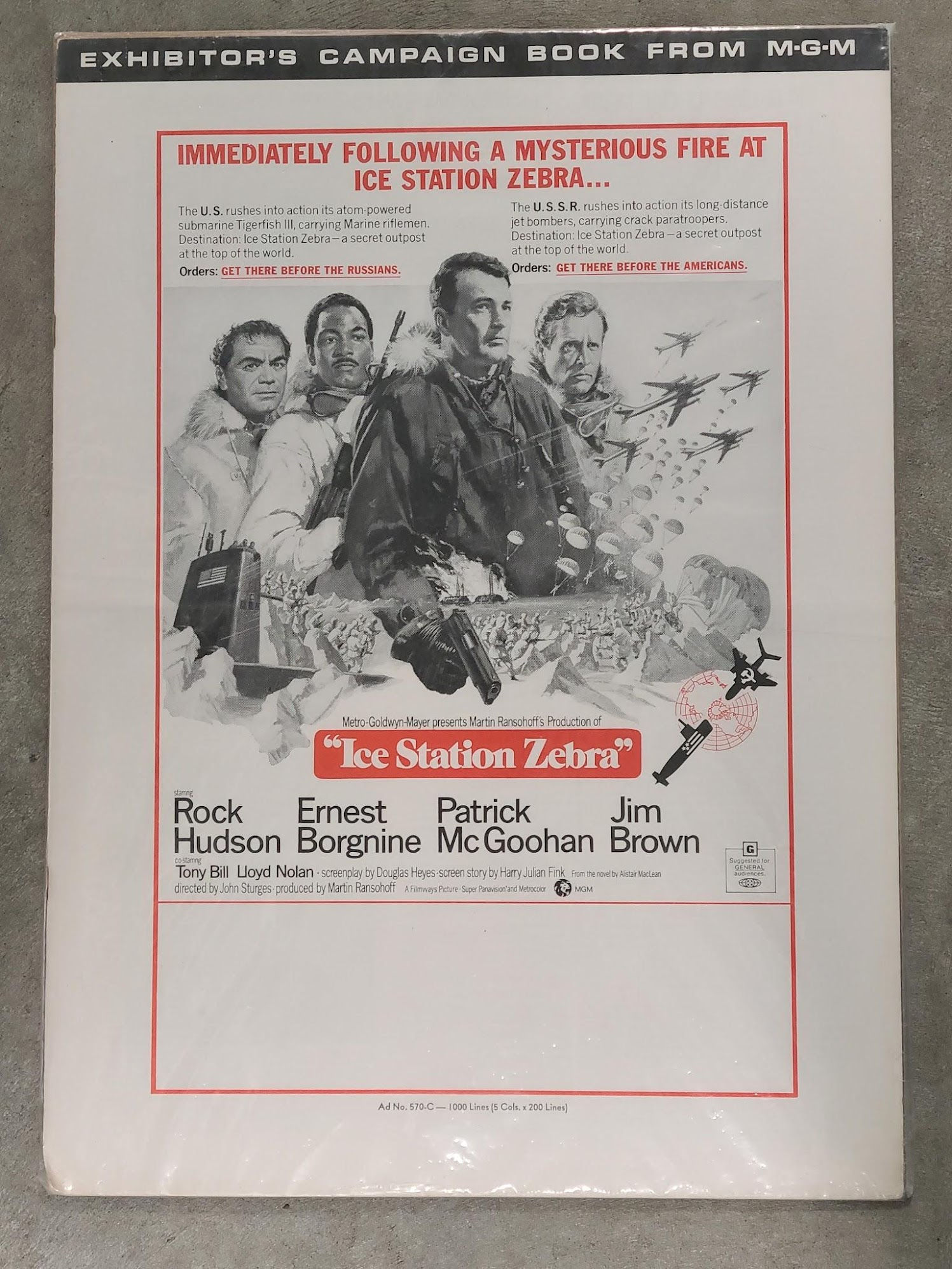 Ice Station Zebra 1968 Press Books