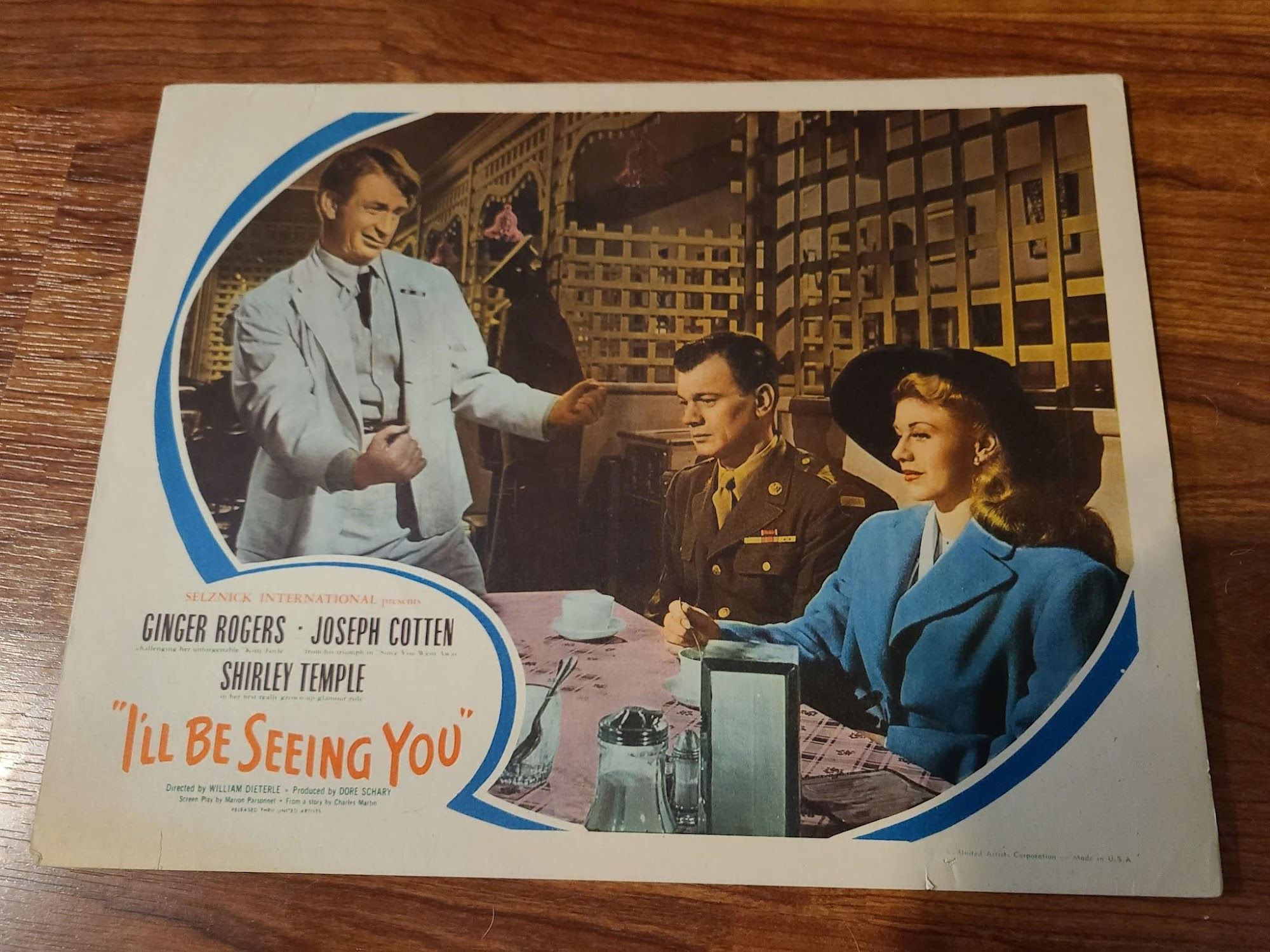 I'll Be Seeing You 1944 Military/Aviation Lobby Cards