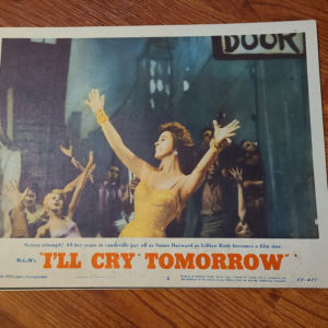 I'll Cry Tomorrow 1955 General Lobby Cards
