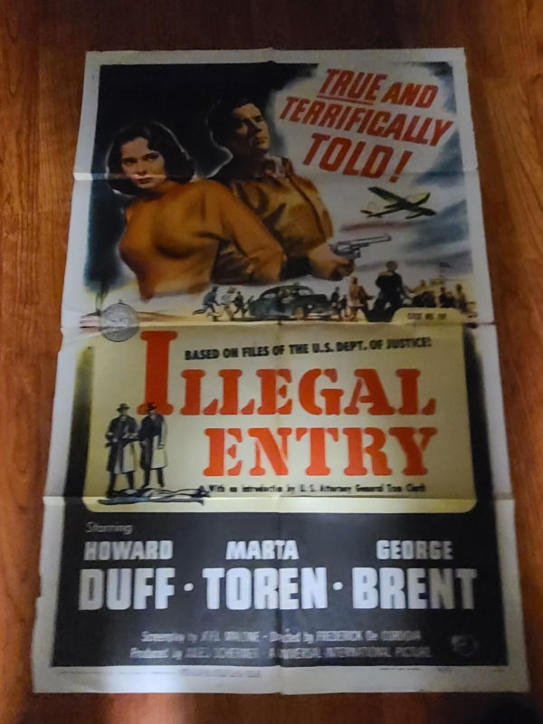 Illegal Entry 1949 1 Sheets/US