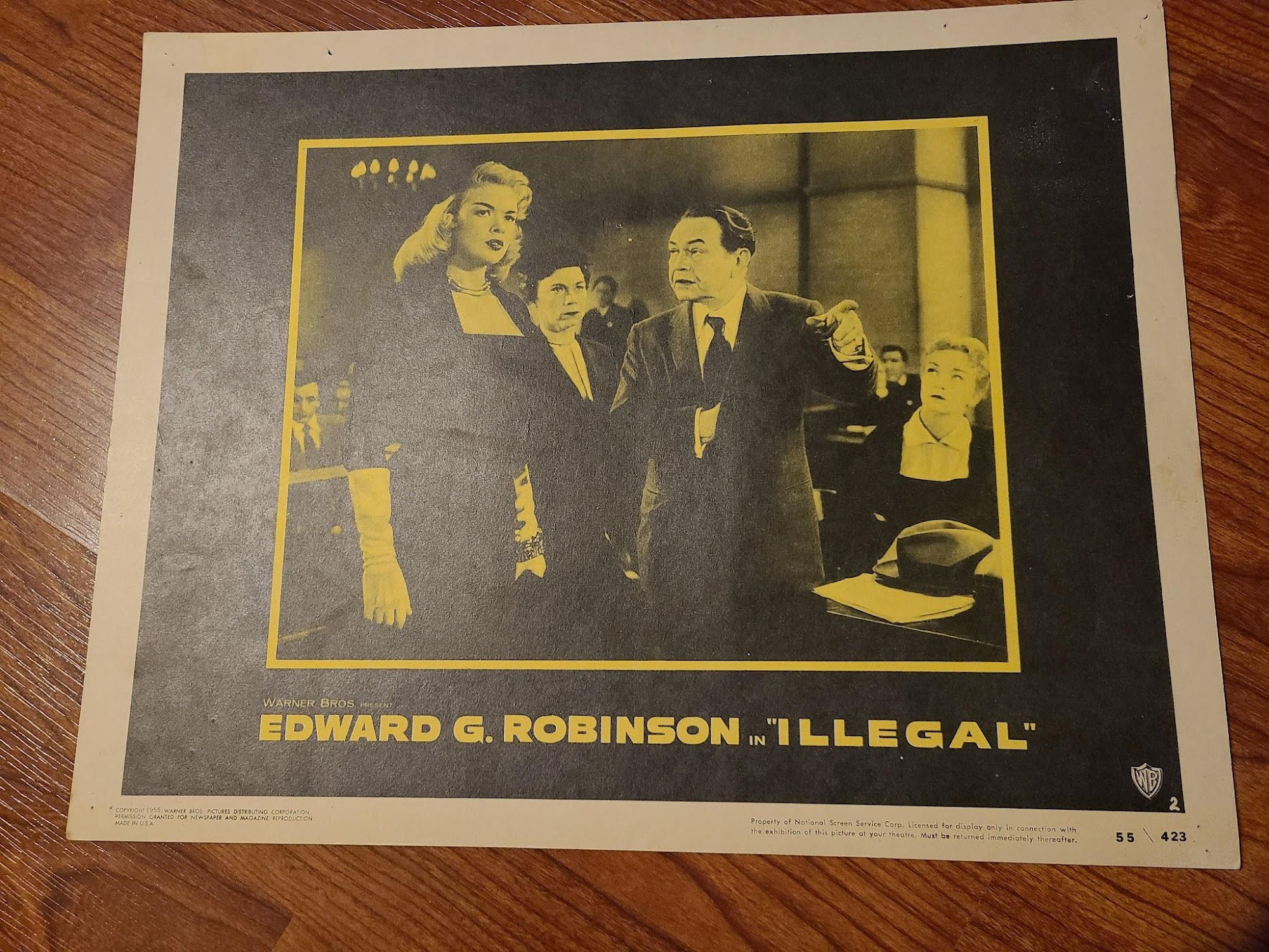 Illegal 1955 General Lobby Cards