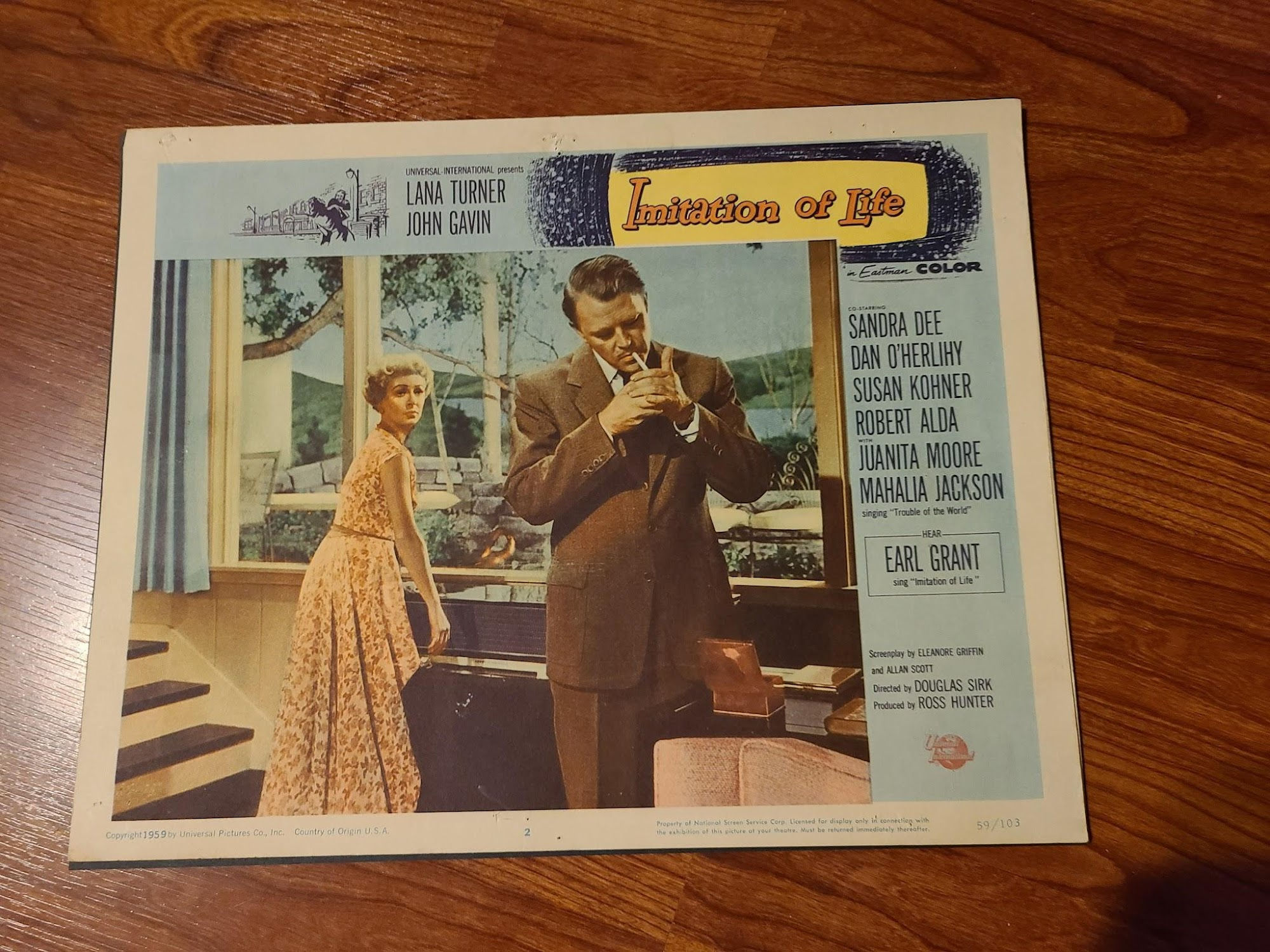 Imitation Of Life 1959 General Lobby Cards