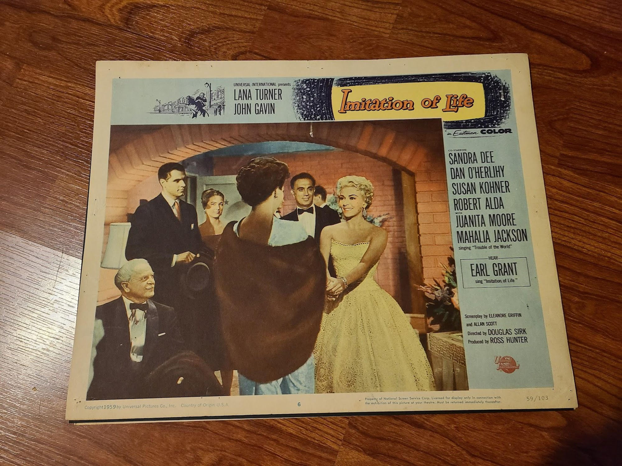 Imitation Of Life 1959 General Lobby Cards