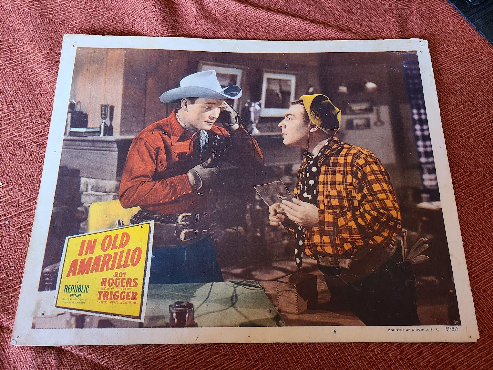 In Old Amarillo 1951 Western Lobby Cards