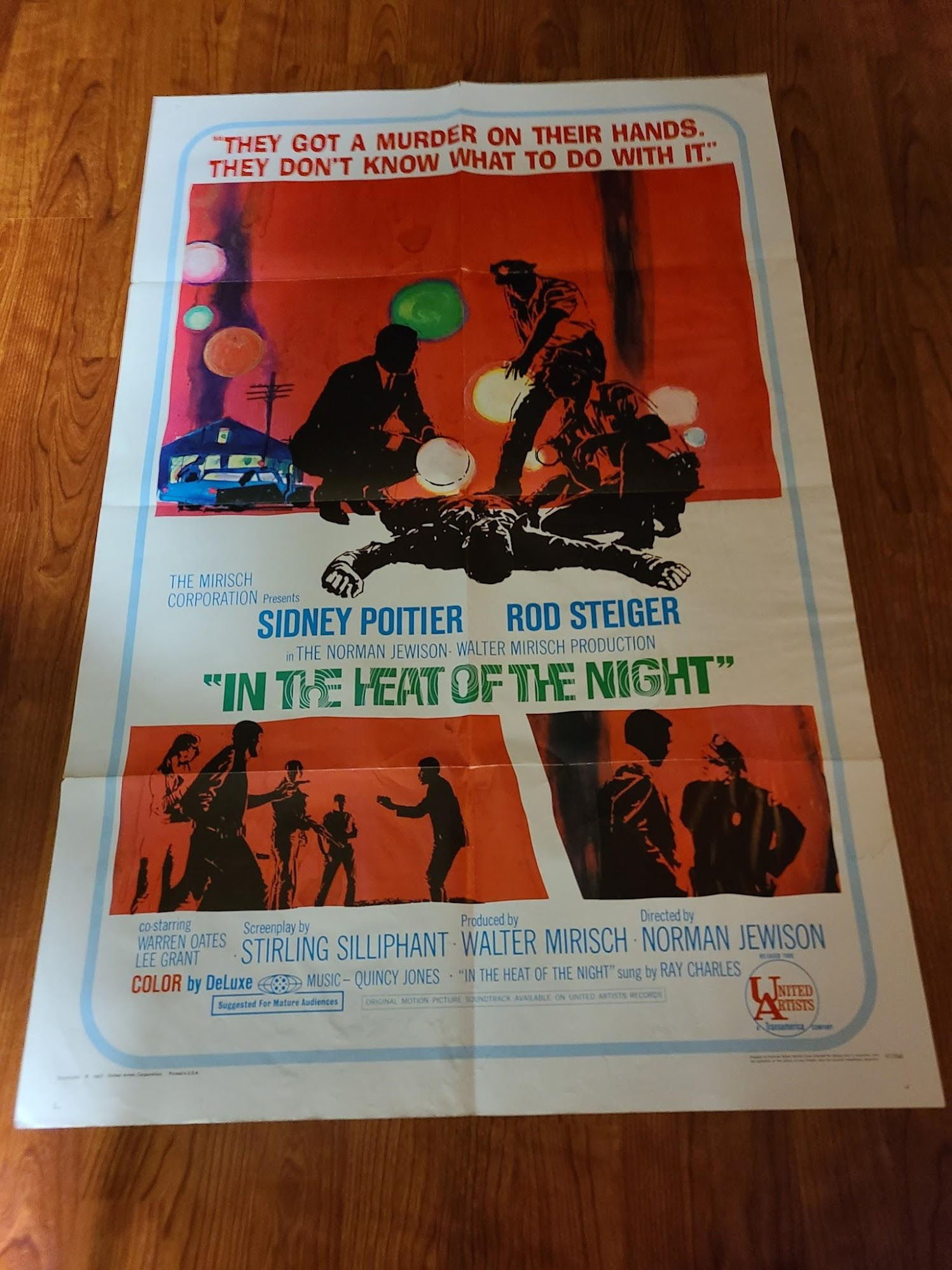 In The Heat Of The Night 1967 1 Sheets/US