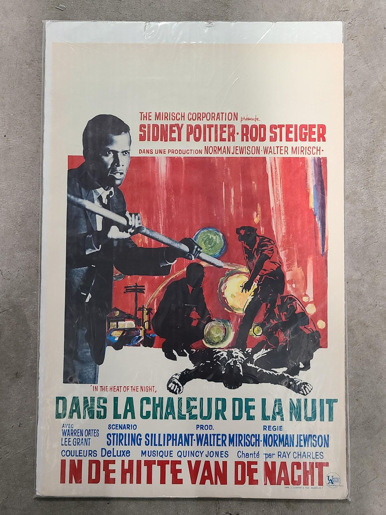 In The Heat Of The Night 1967 Belgium