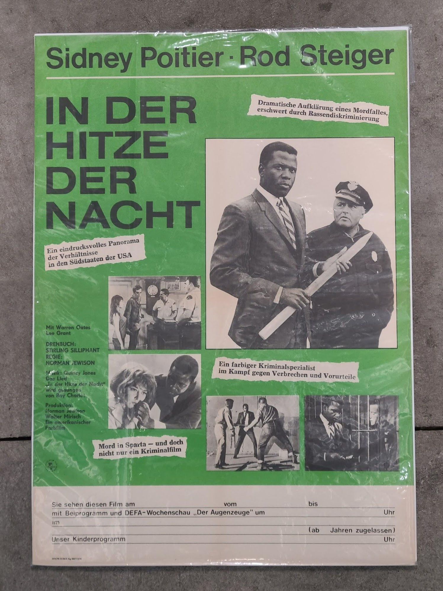 In The Heat Of The Night 1967 German