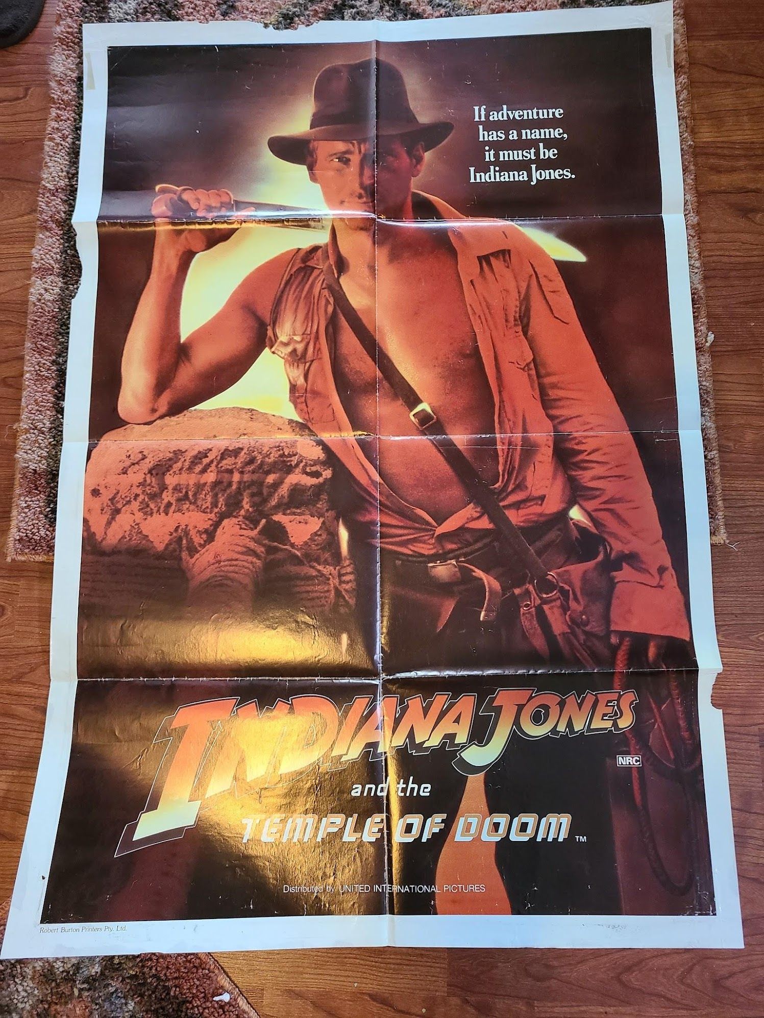 Indiana Jones & The Temple Of Doom 1984 1 Sheets/US