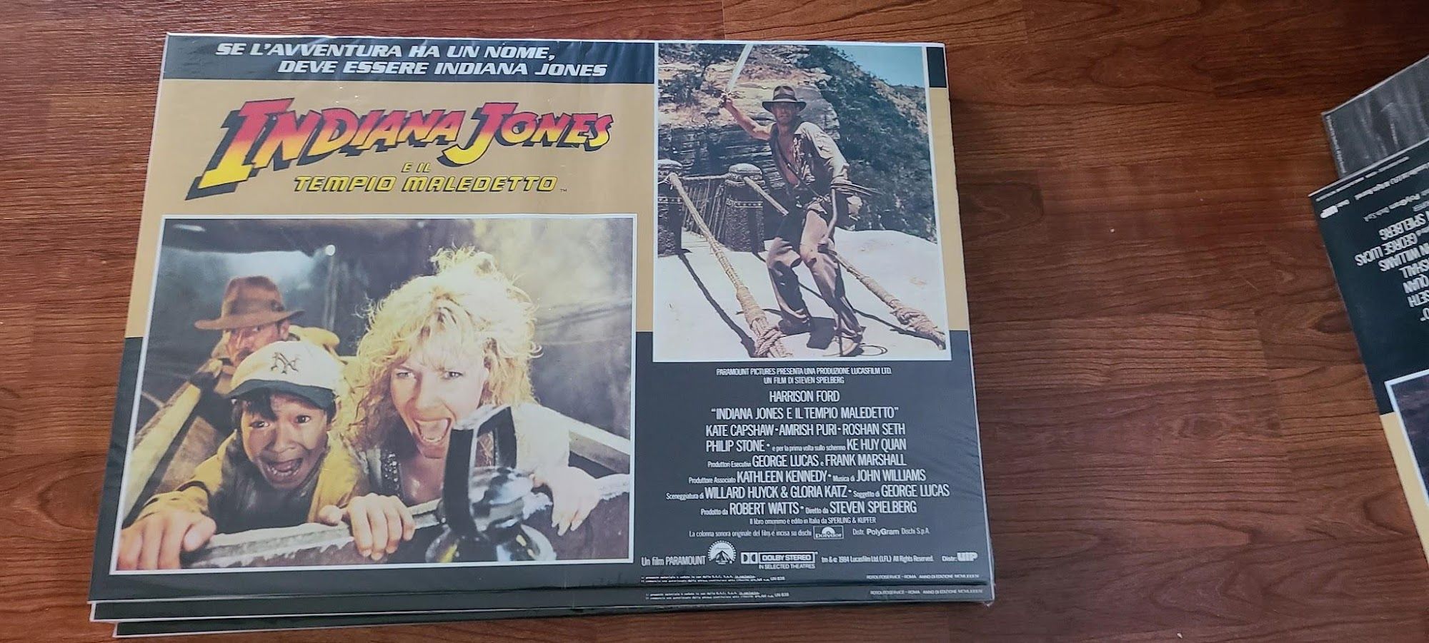 Indiana Jones & The Temple Of Doom 1984 Fotobusta