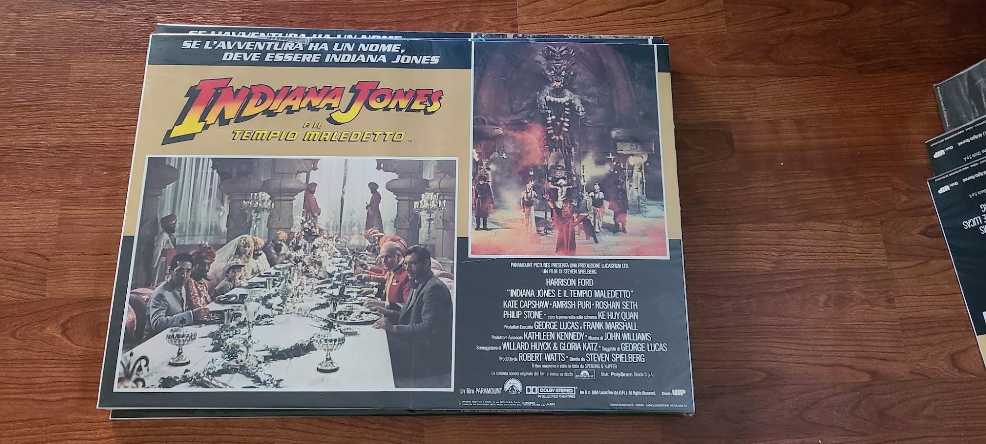 Indiana Jones & The Temple Of Doom 1984 Fotobusta