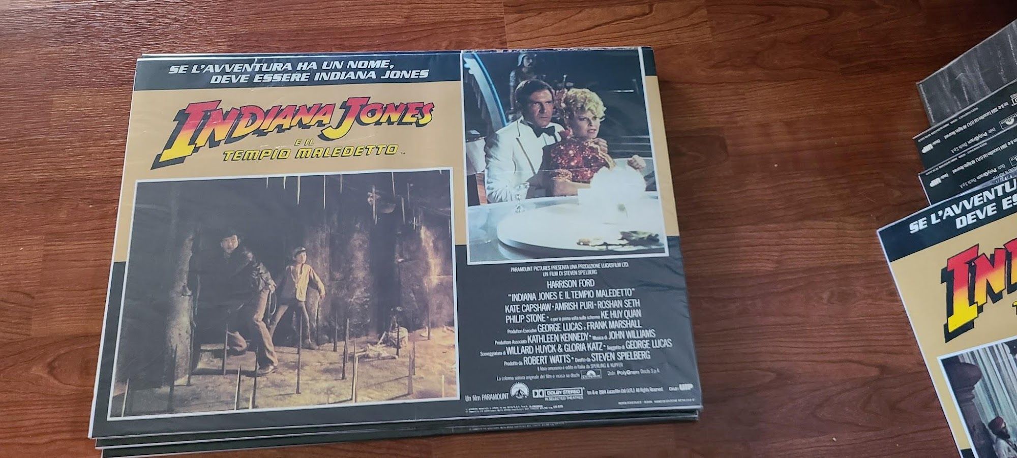 Indiana Jones & The Temple Of Doom 1984 Fotobusta