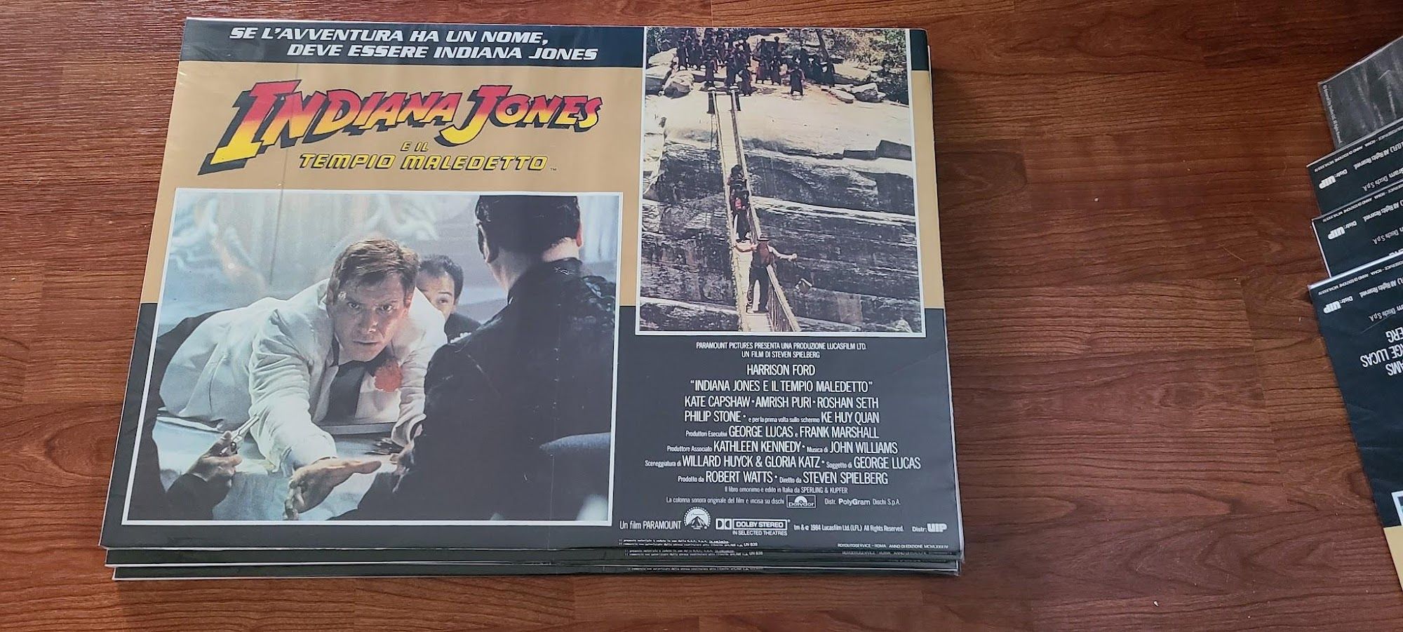 Indiana Jones & The Temple Of Doom 1984 Fotobusta