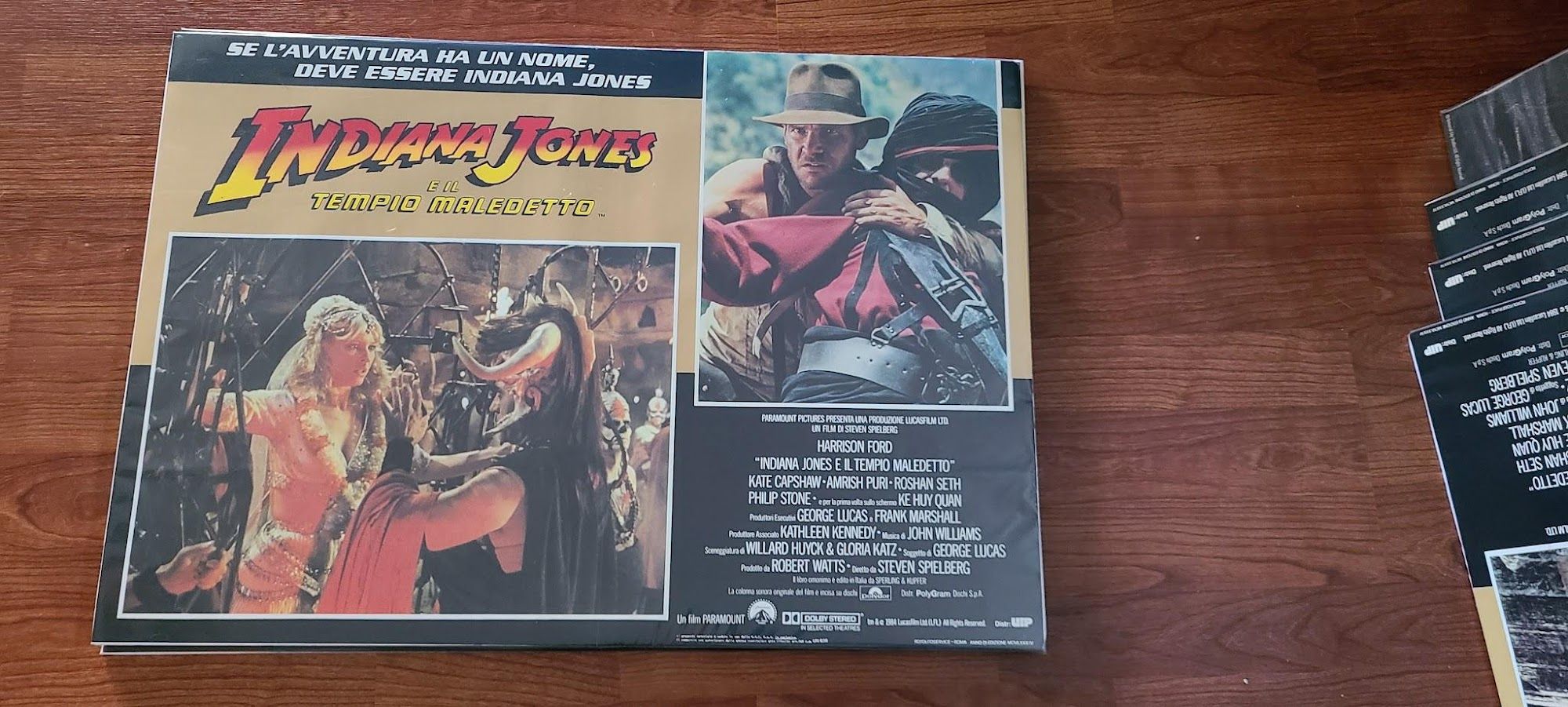 Indiana Jones & The Temple Of Doom 1984 Fotobusta
