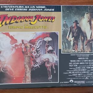 Indiana Jones & The Temple Of Doom 1984 Fotobusta