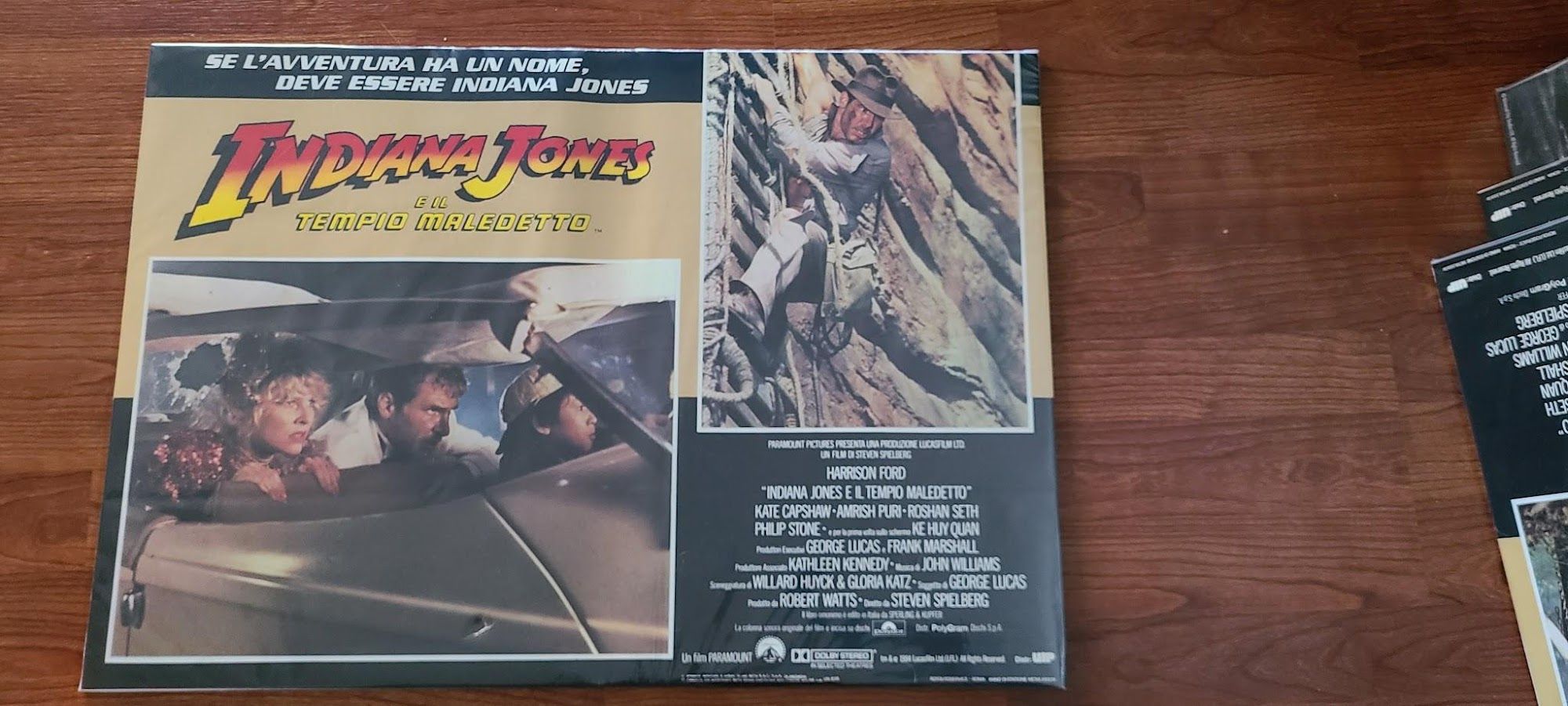 Indiana Jones & The Temple Of Doom 1984 Fotobusta