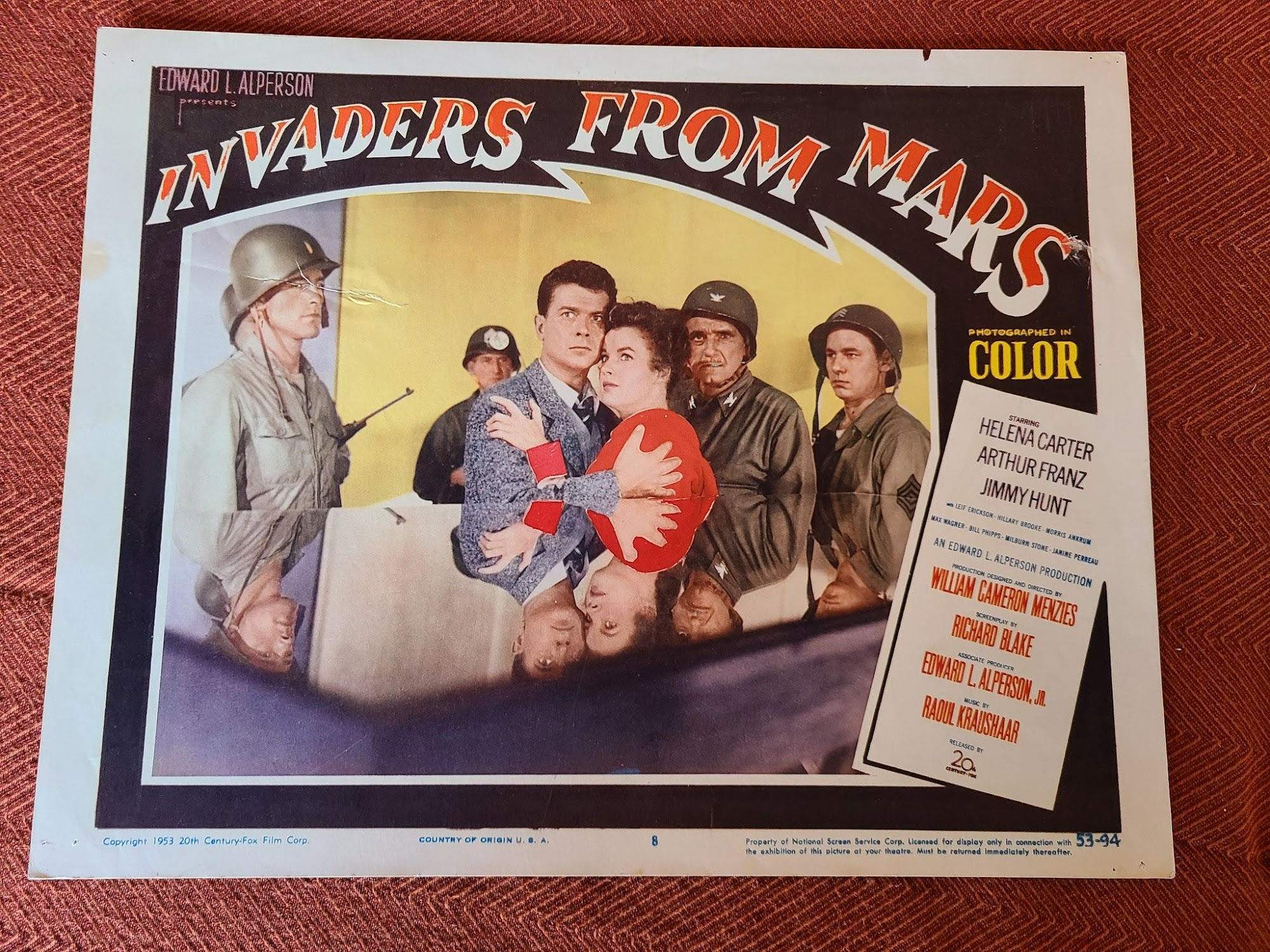 Invaders From Mars 1953 Scifi/Horror