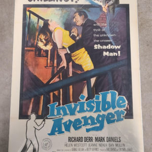 Invisible Avenger 1958 1 Sheets/US