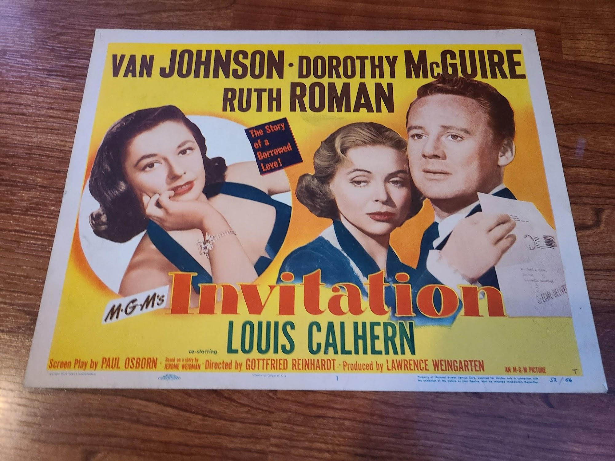 Invitation 1952 Title Cards