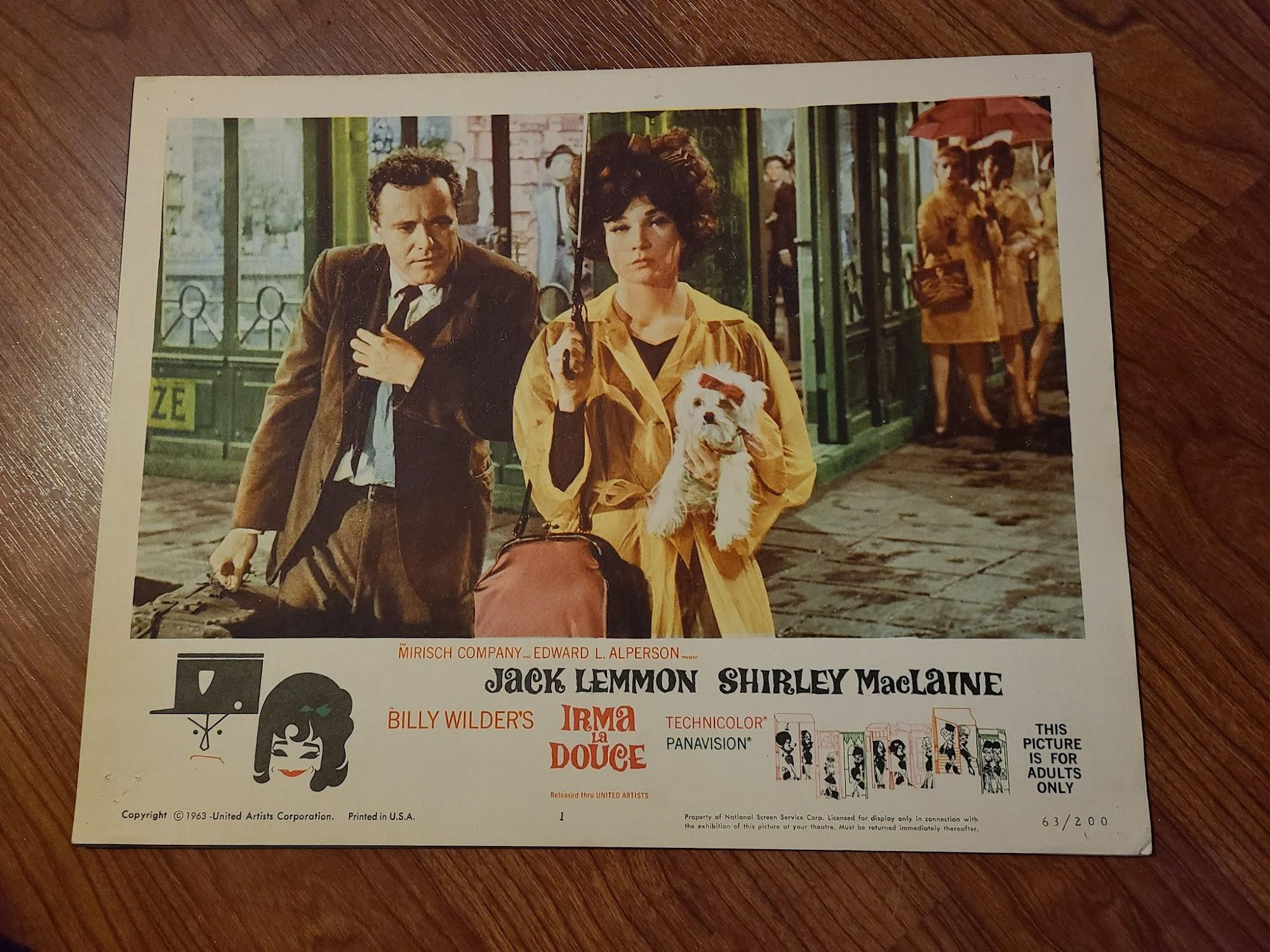 Irma La Douce 1963 General Lobby Cards