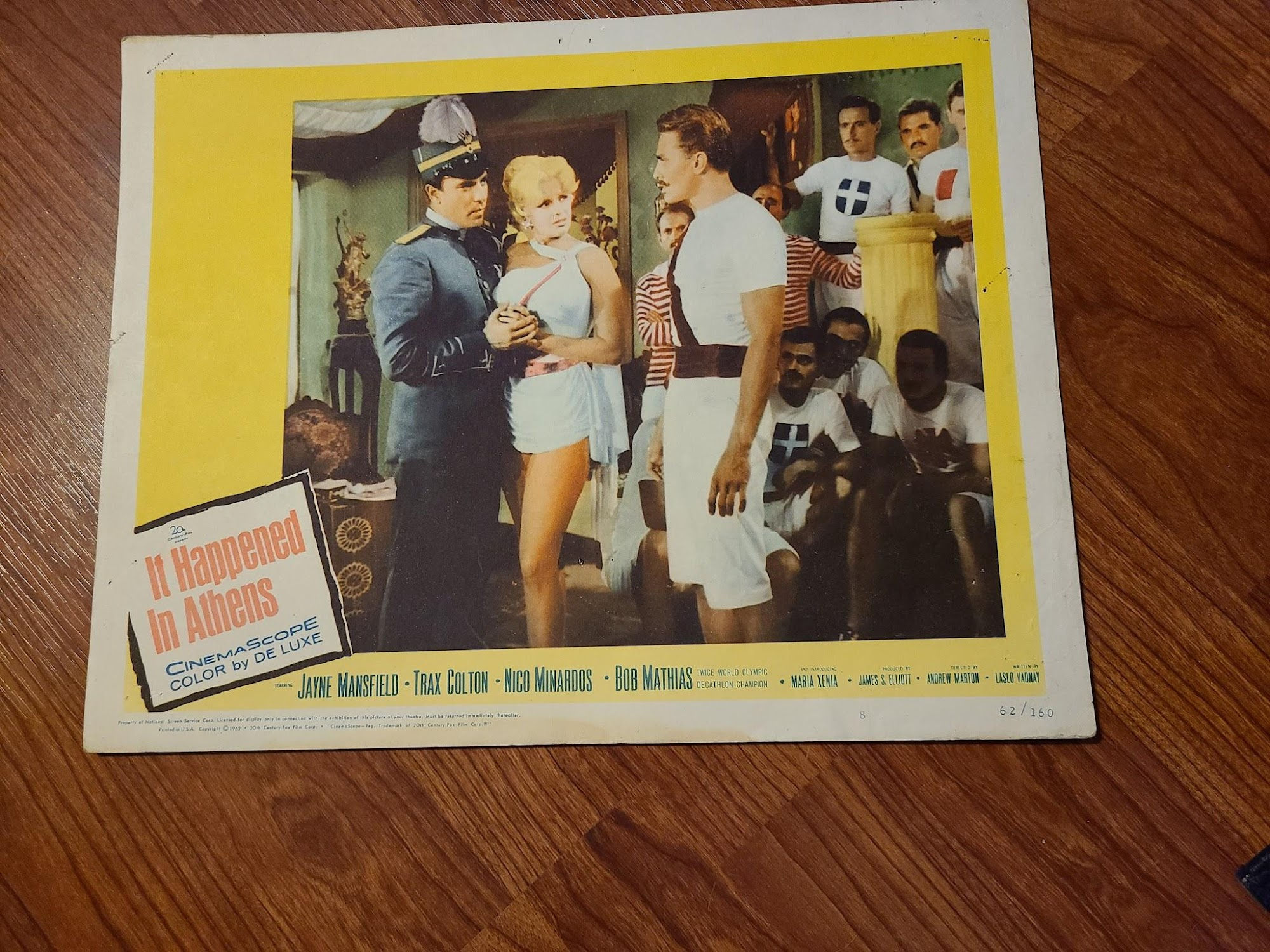 It Happened In Athens 1962 General Lobby Cards