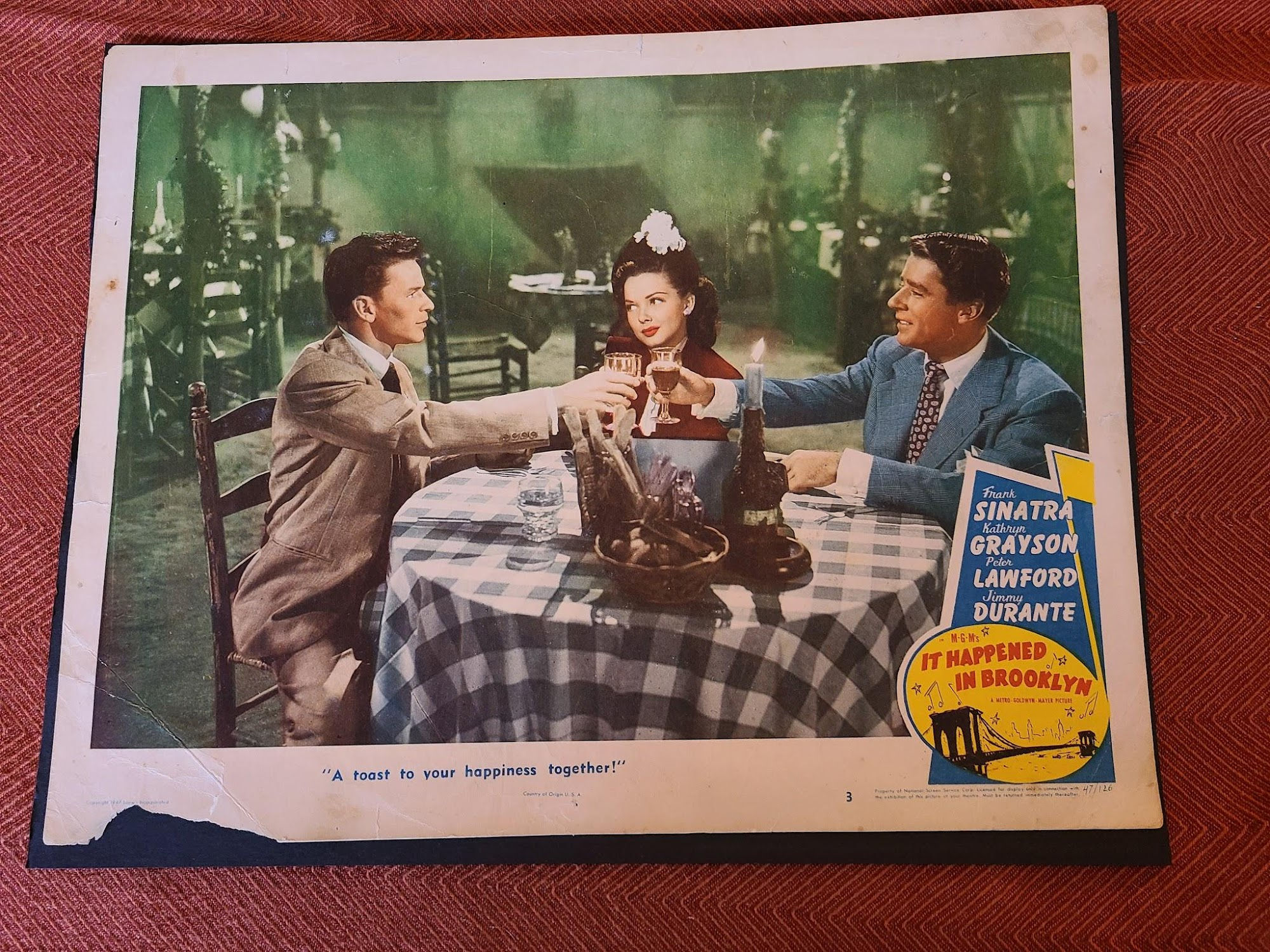 It Happened In Brooklyn 1947 General Lobby Cards