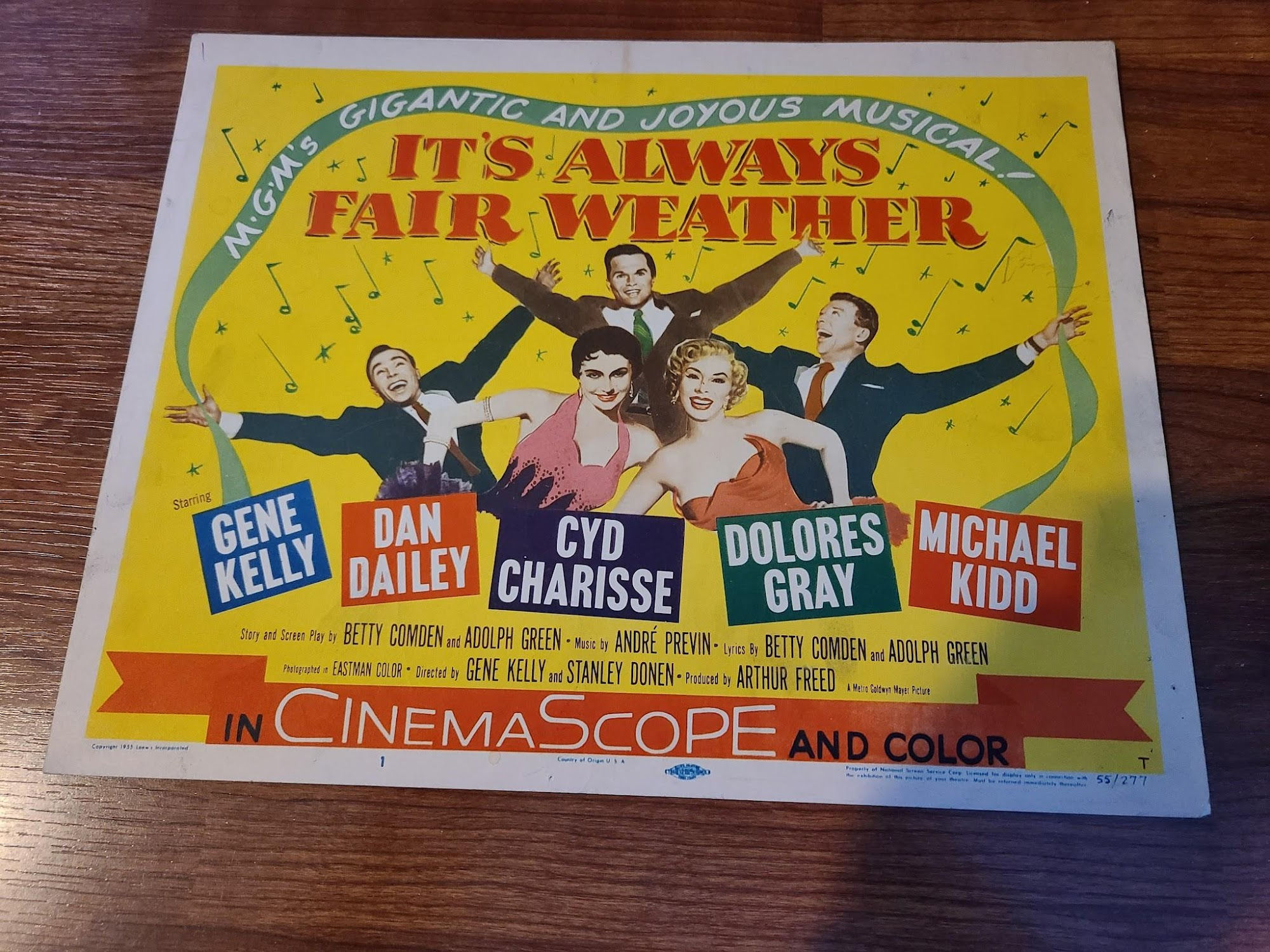 It's Always Fair Weather 1955 Title Cards